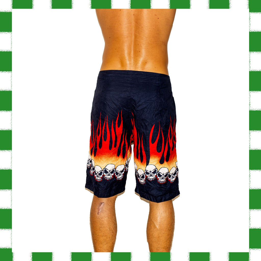 Y2K Basik Flame Tech Boardies (32")