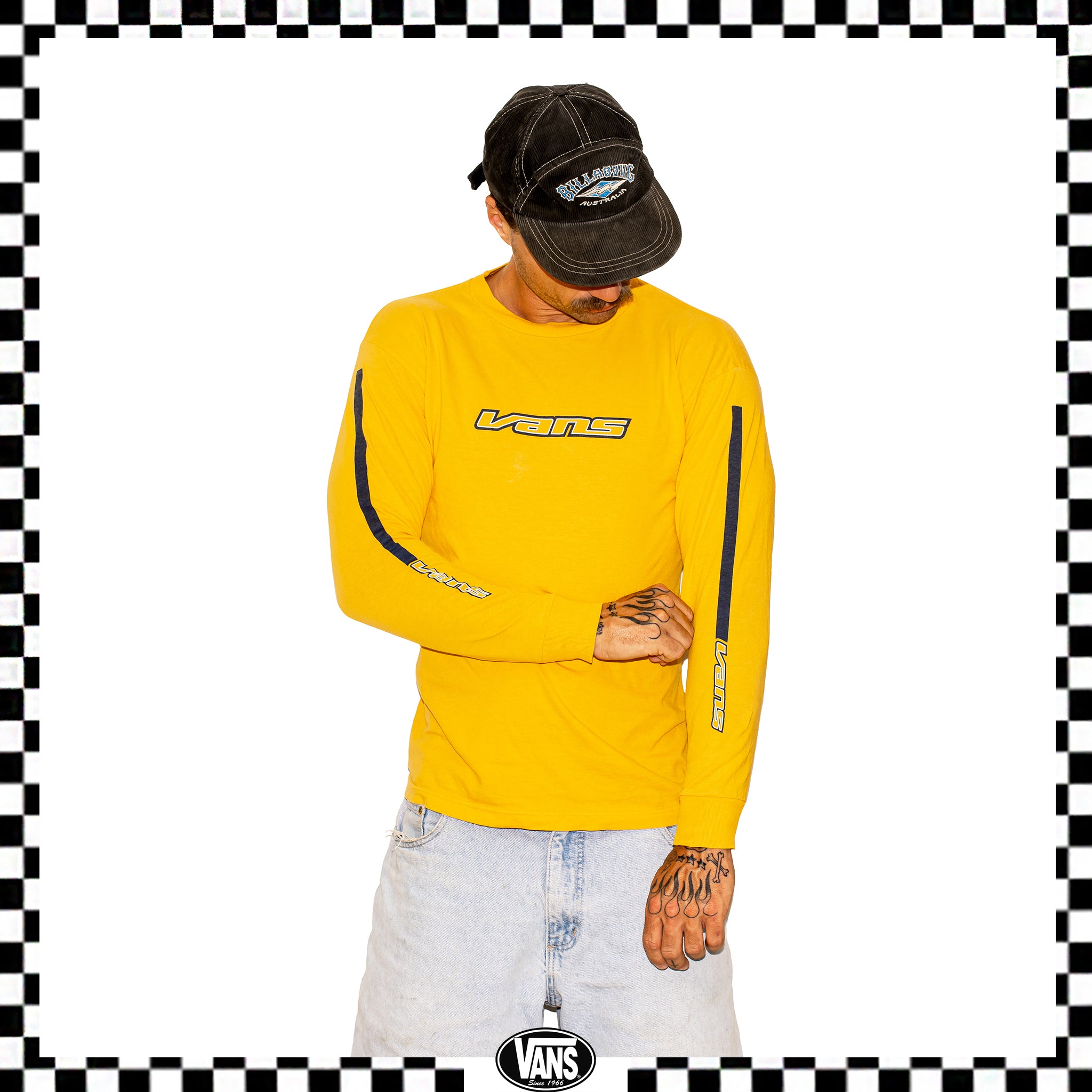 Y2K Vans Off The Wall L/S Tee (M)