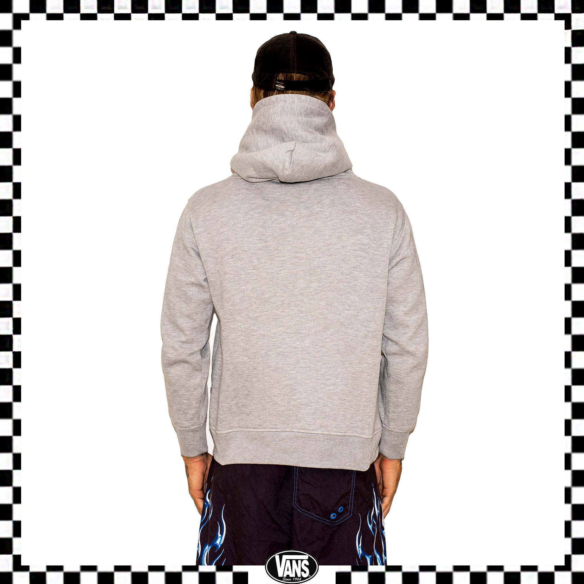 Y2K Vans Off The Wall Spellout Hoodie (M)