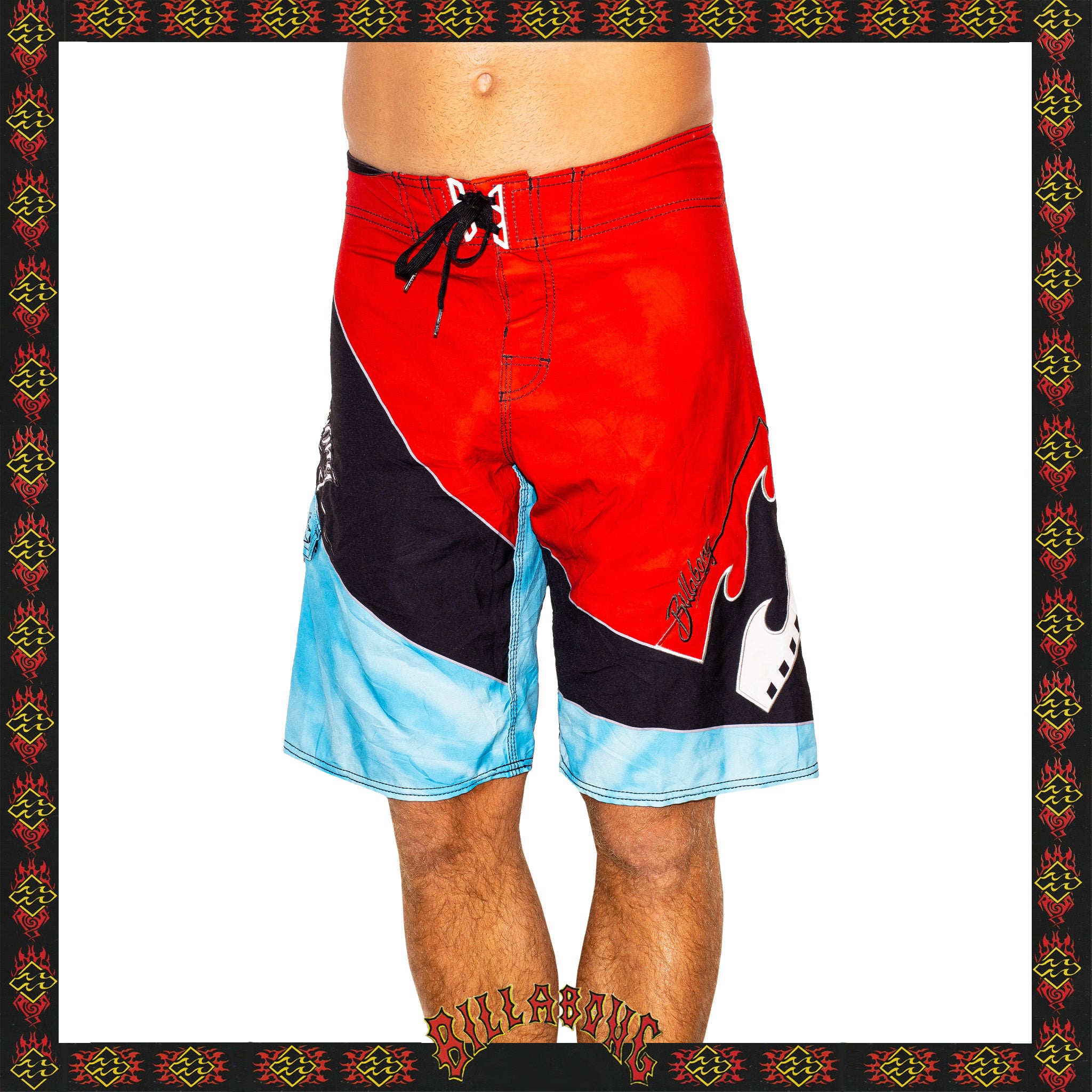 Y2K Billabong "Andy Irons - Airlite Quad Stretch Signature Series" Boardies (32")