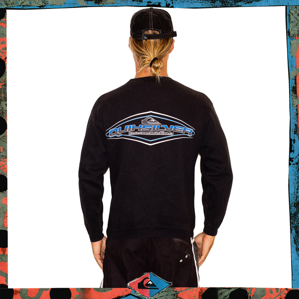 Y2K Quiksilver Spellout Sweatshirt (M)