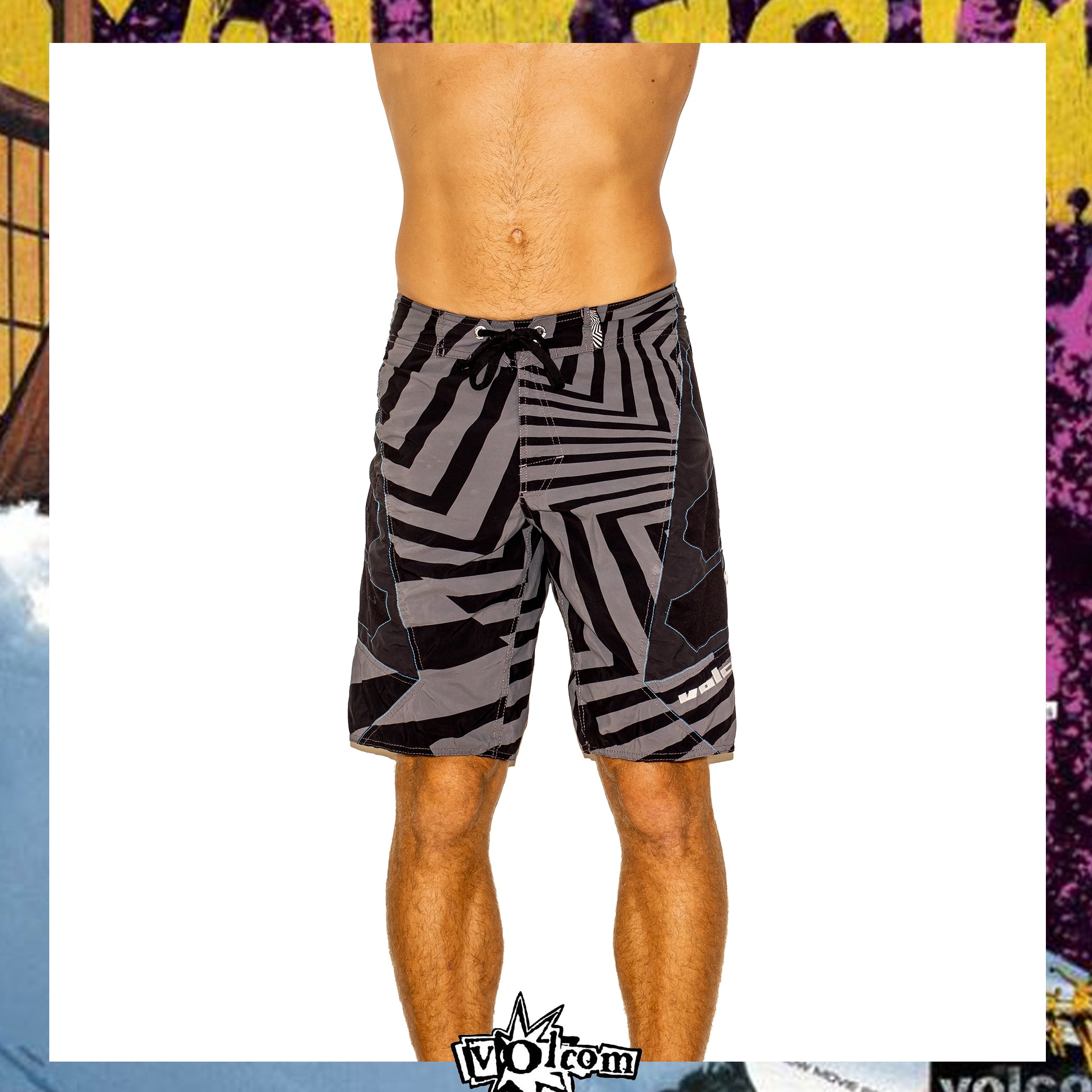 Y2K Volcom Amphibulator Mod Boardies (28")
