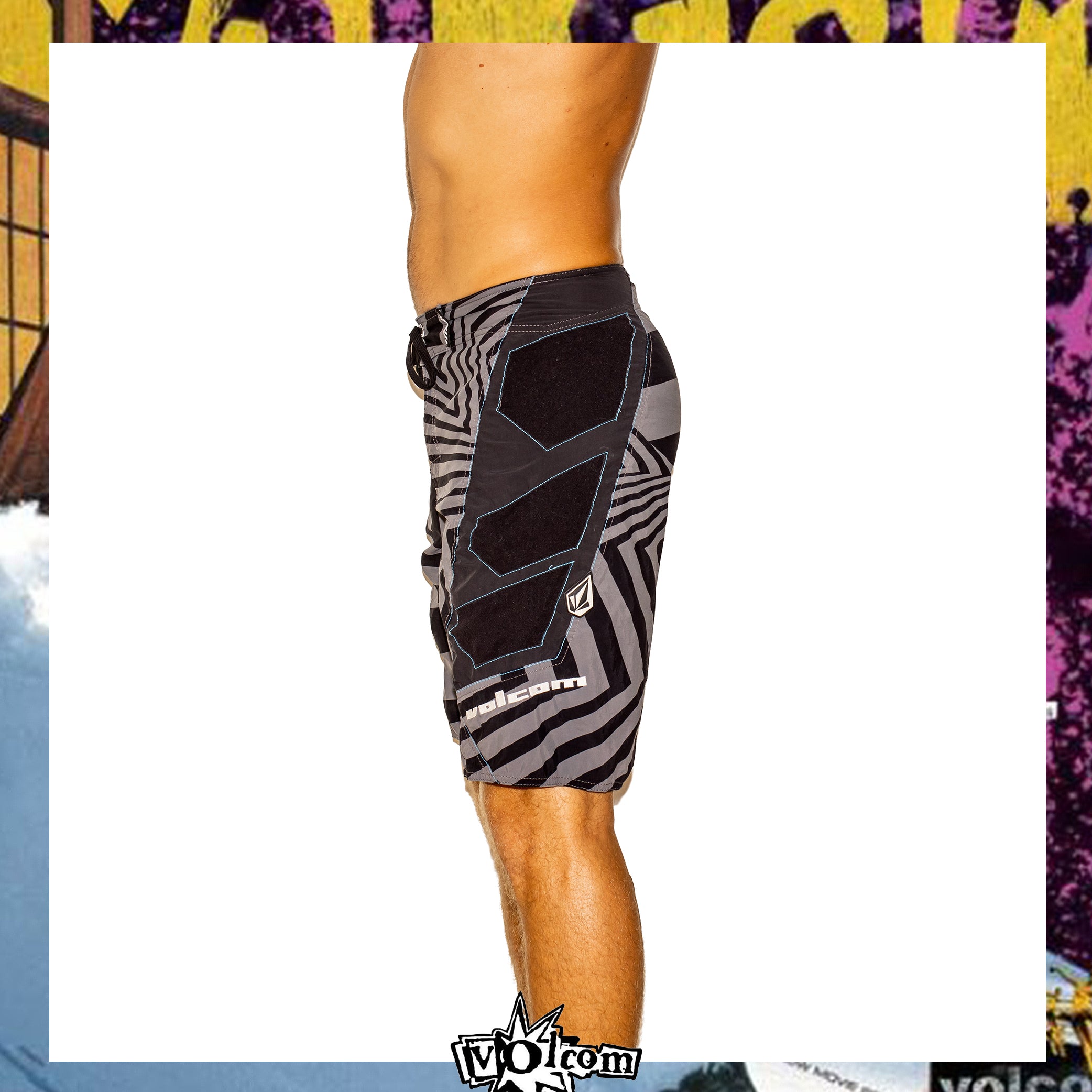 Y2K Volcom Amphibulator Mod Boardies (28")