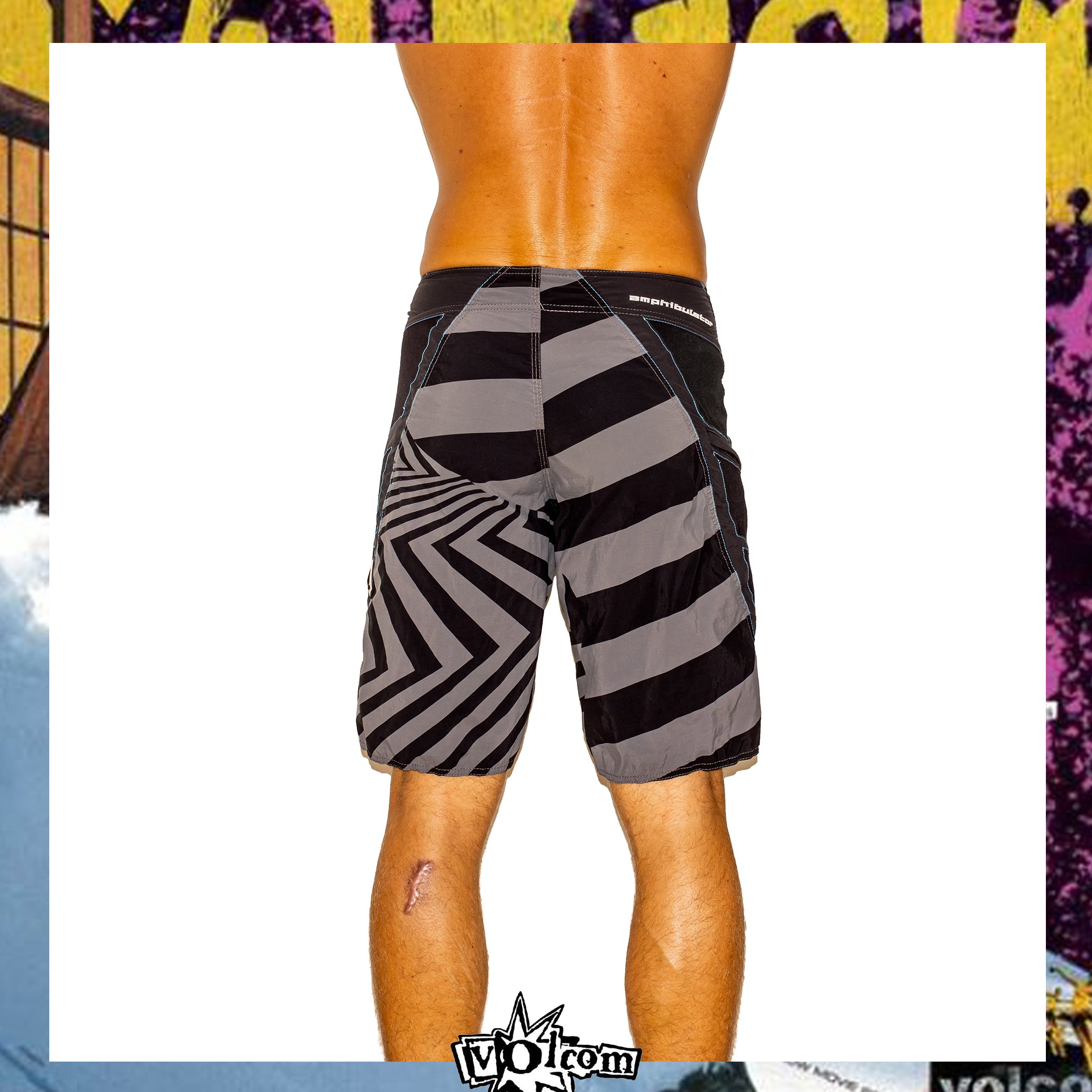 Y2K Volcom Amphibulator Mod Boardies (28")