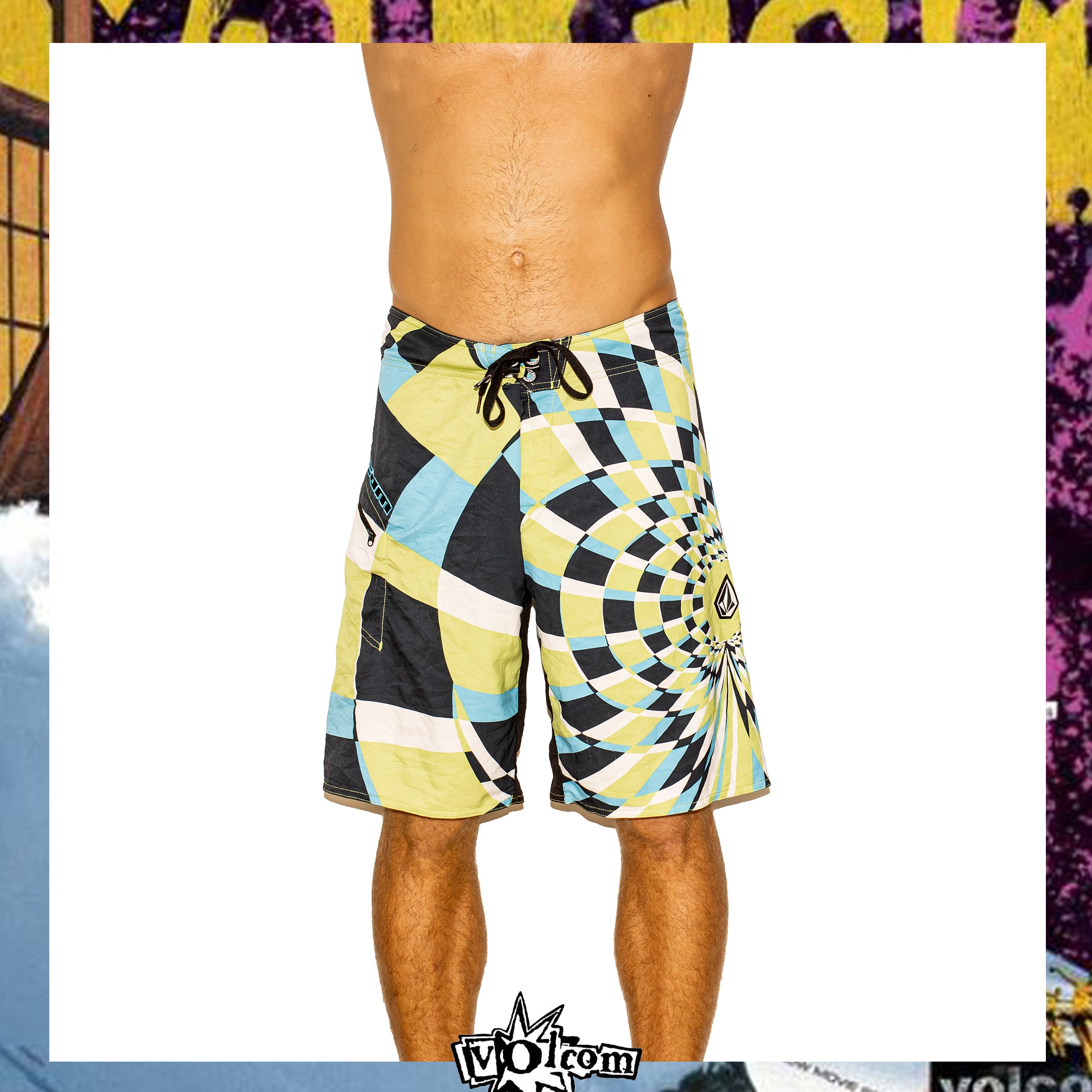 Y2K Volcom "Dean Morrison - Dingo Mod Signature Series" Boardies (32")