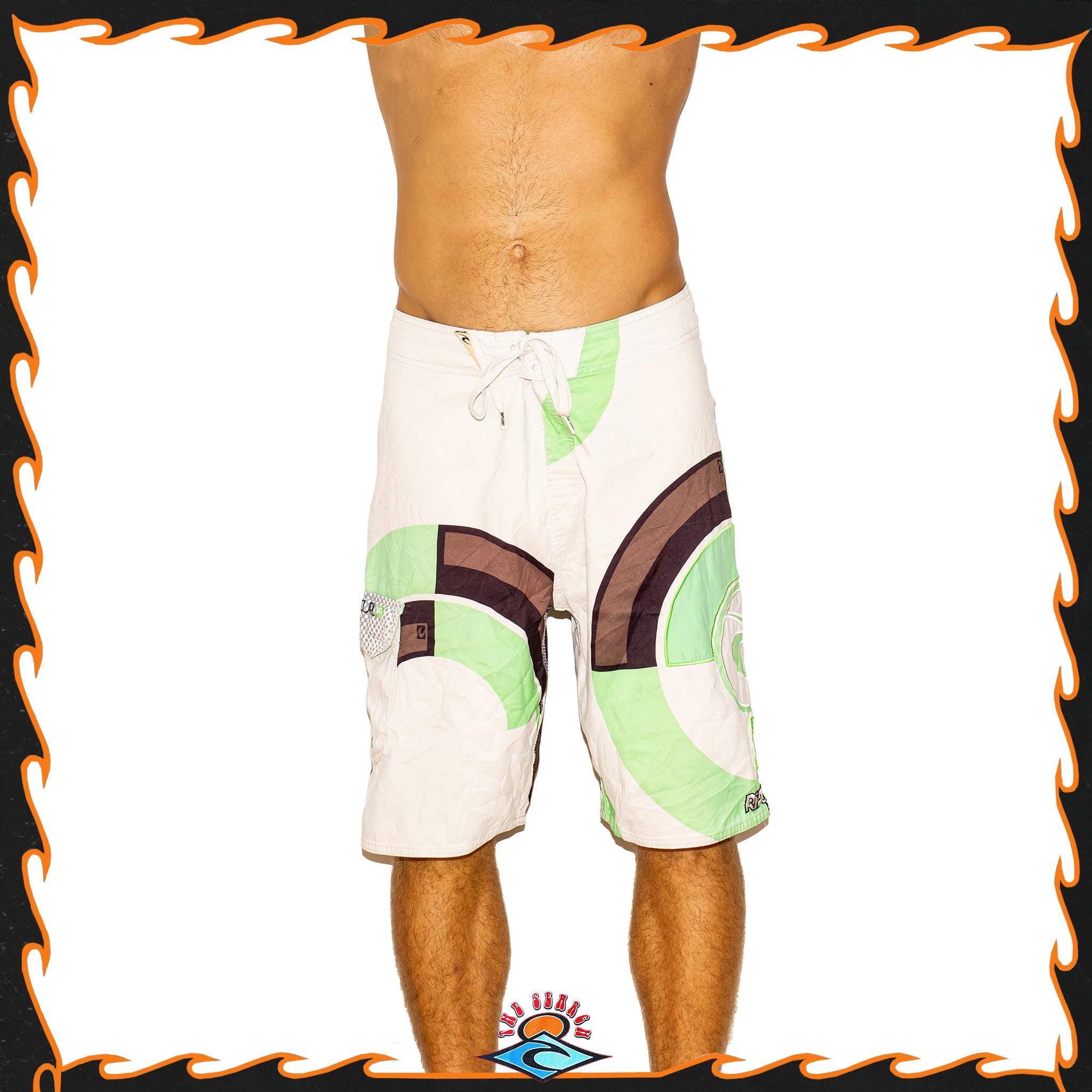 Y2K Rip Curl Supreme Tech Boardies (34")