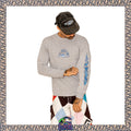 Y2K O'Neill "Triple Hit" Flame L/S Tee (M)