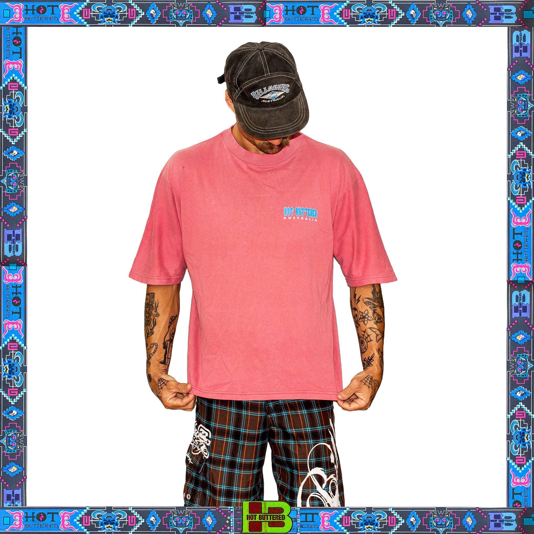 1993 Hot Buttered Graphic Tee (L)  *RARE*