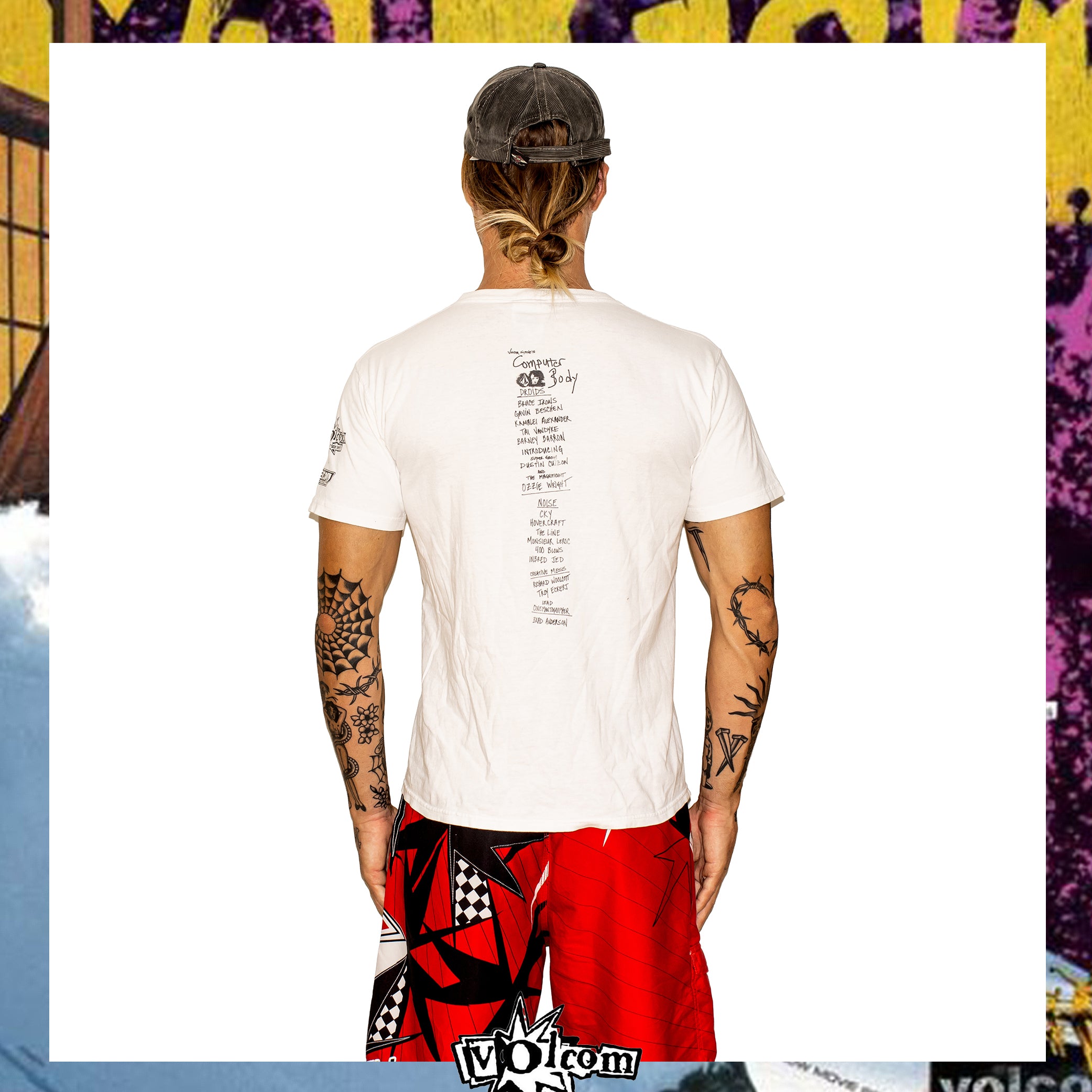 Y2K Volcom "Computer Body Volcom Team - Film Promotion" Tee (M)