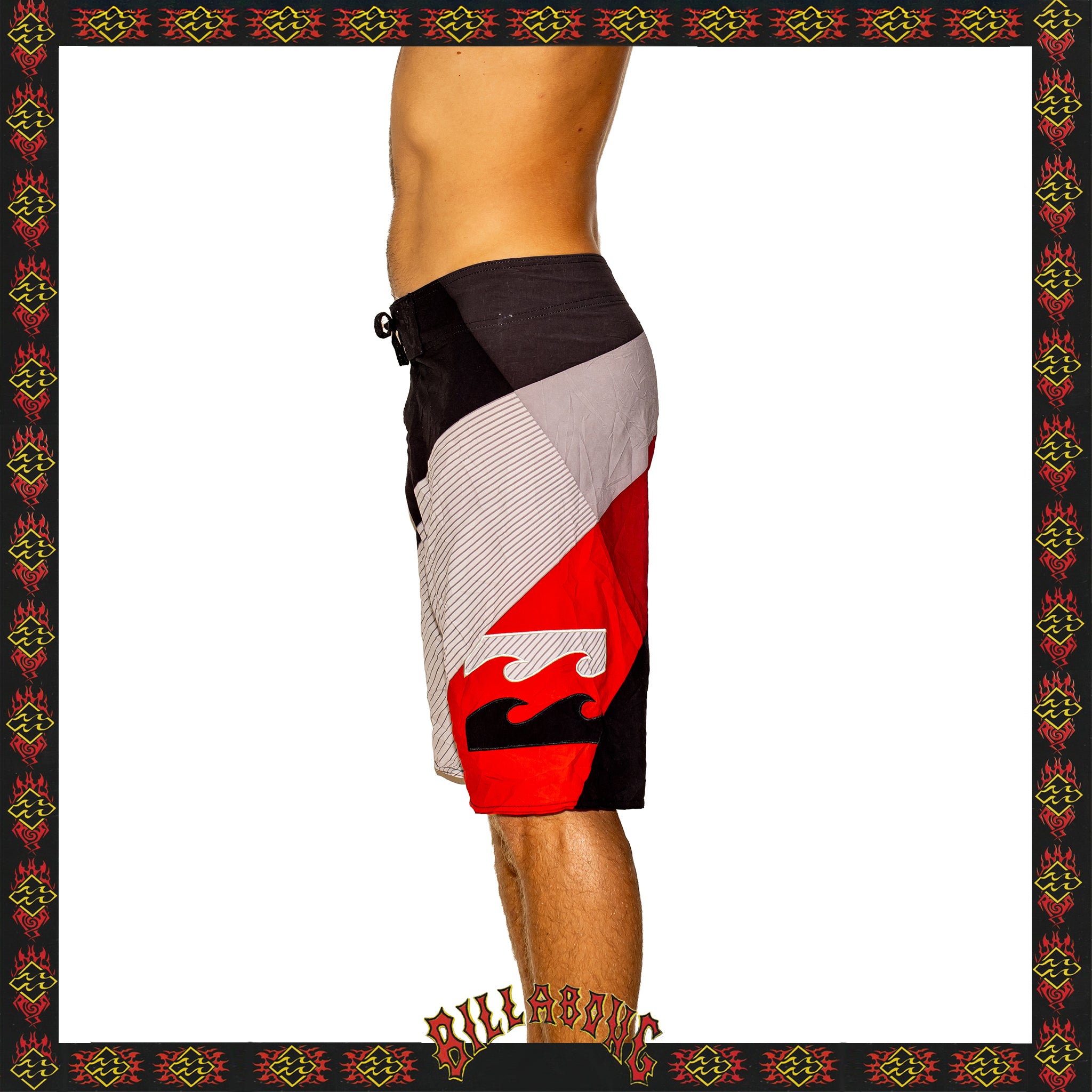 Y2K Billabong "Andy Irons - Zero Gravity Platinum X Stretch Signature Series" Boardies (31")
