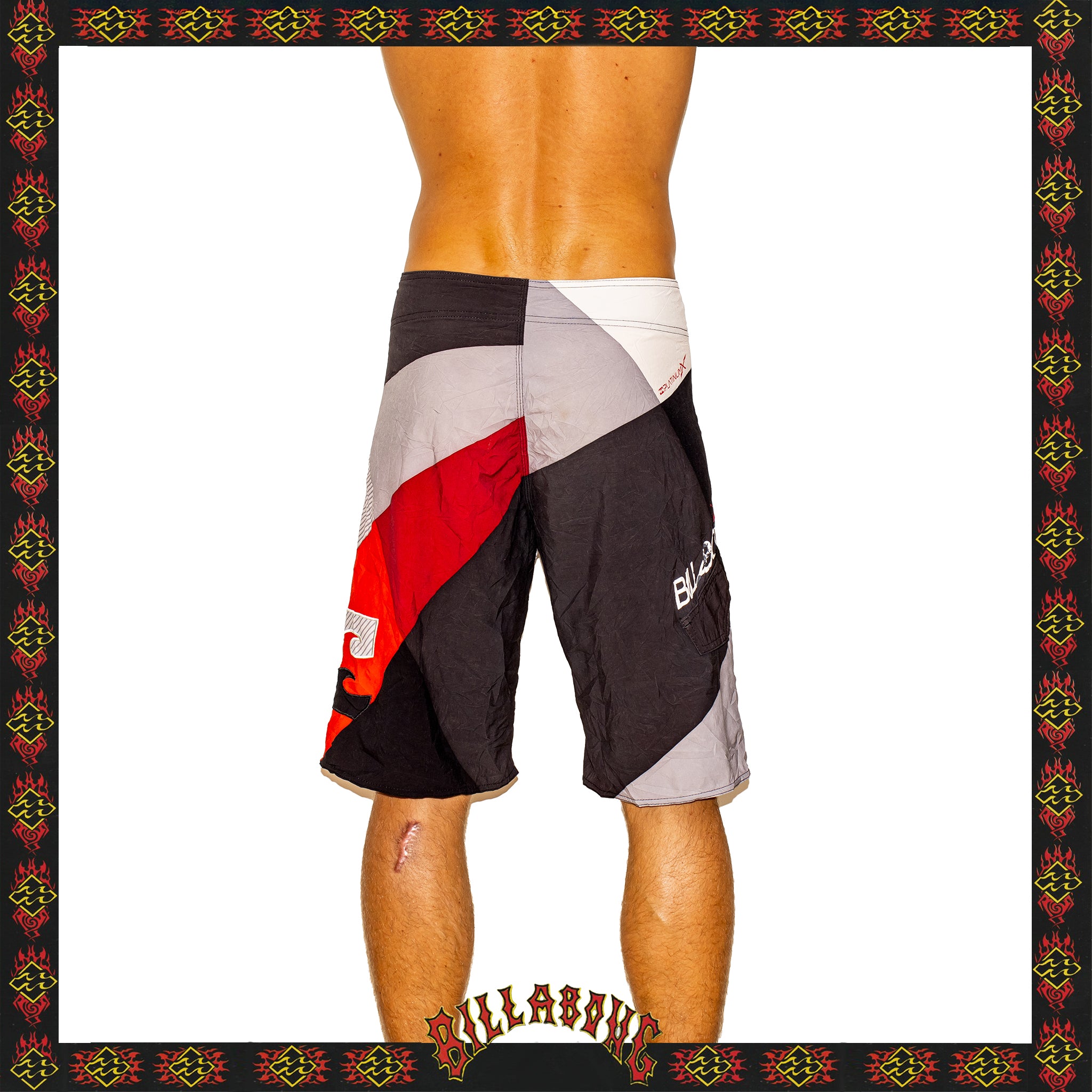 Y2K Billabong "Andy Irons - Zero Gravity Platinum X Stretch Signature Series" Boardies (31")