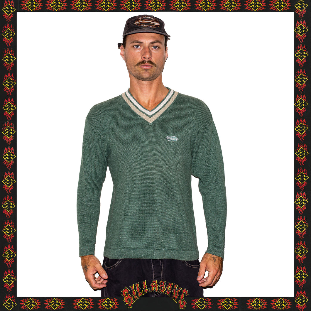 1990's Billabong V-Neck Knit (M)