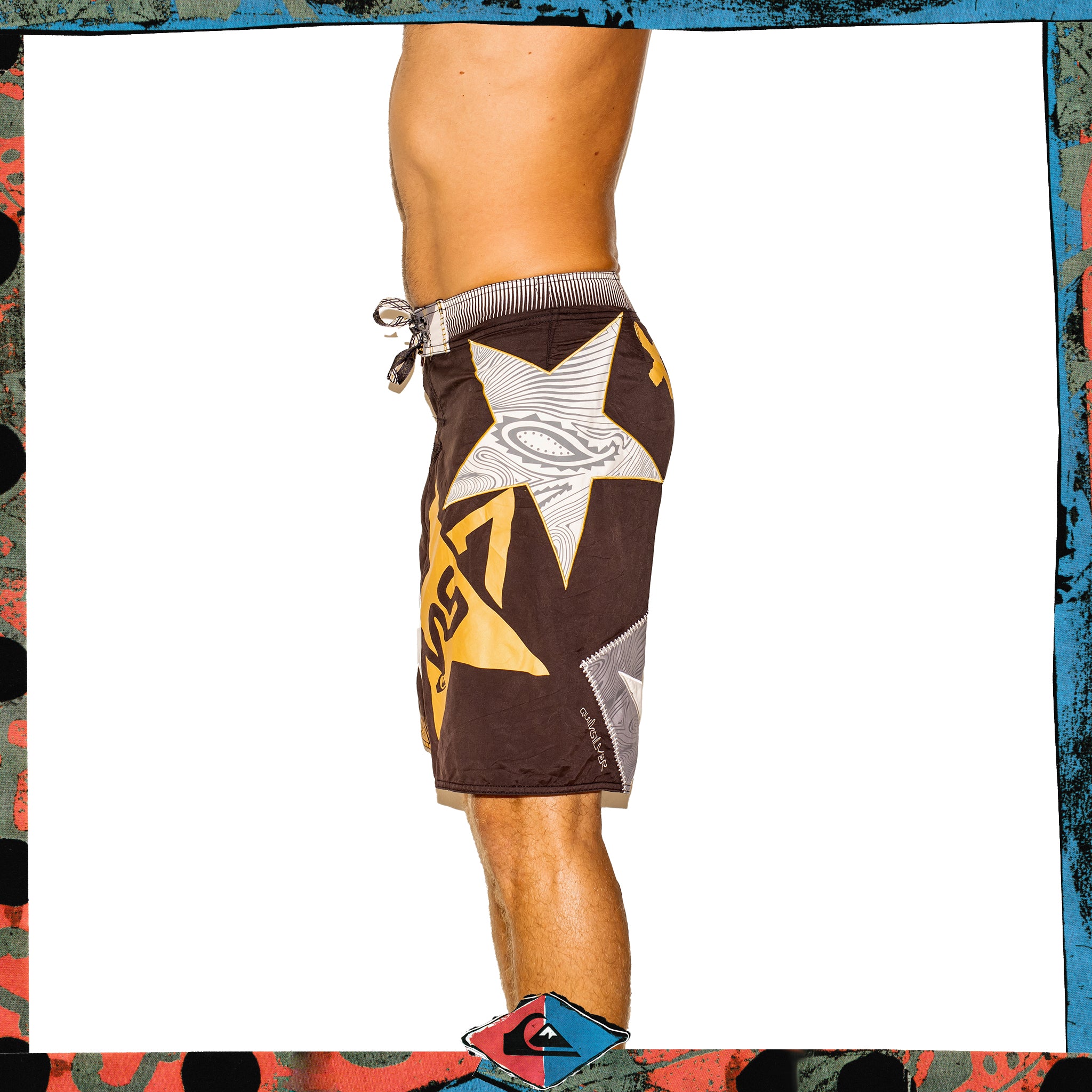 Y2K Quiksilver "Kelly Slater - 7x World Champ Intervention Special Signature Series" Boardies (28")