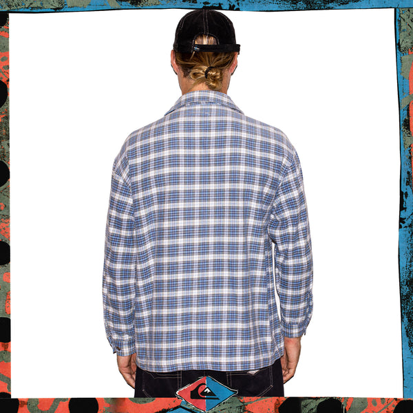 1990's Quiksilver "QSD" Flannel Jacket (L)