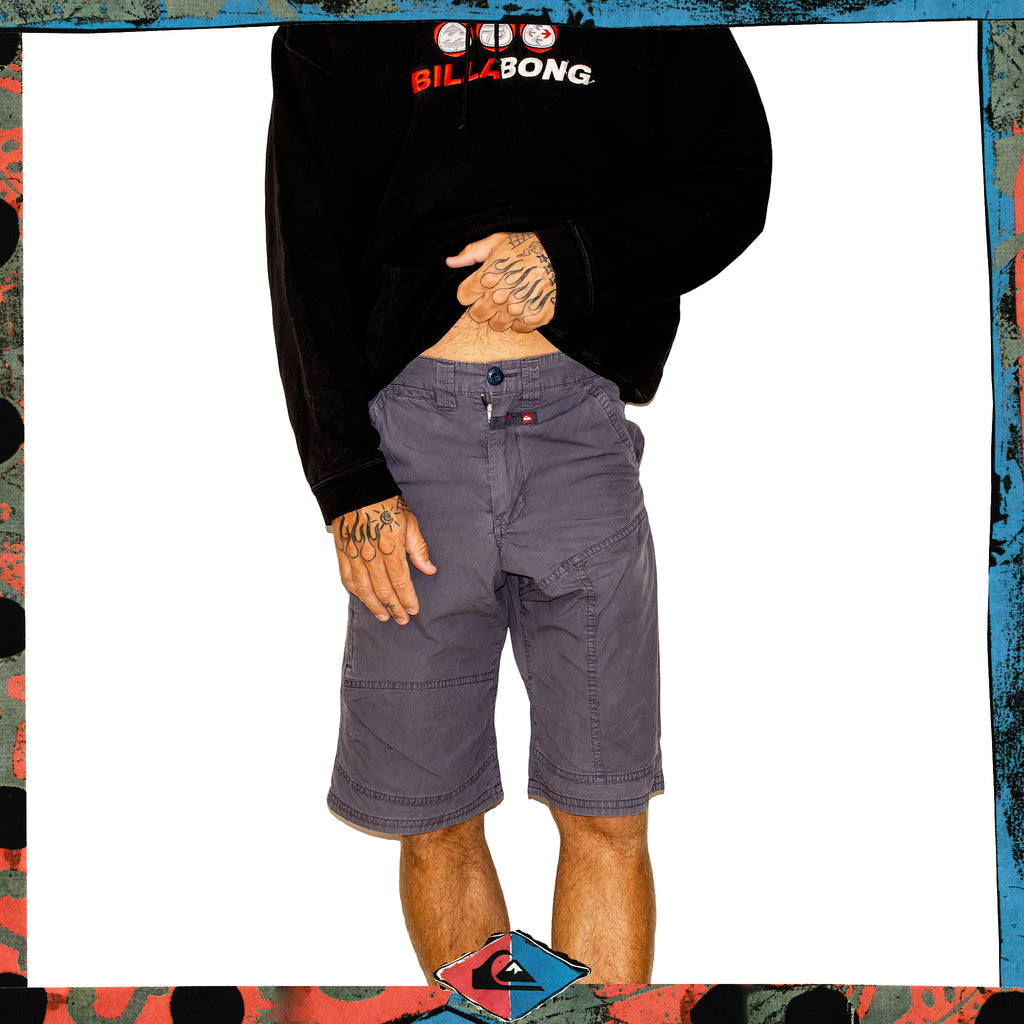 Y2K Quiksilver Script Shorts (29")