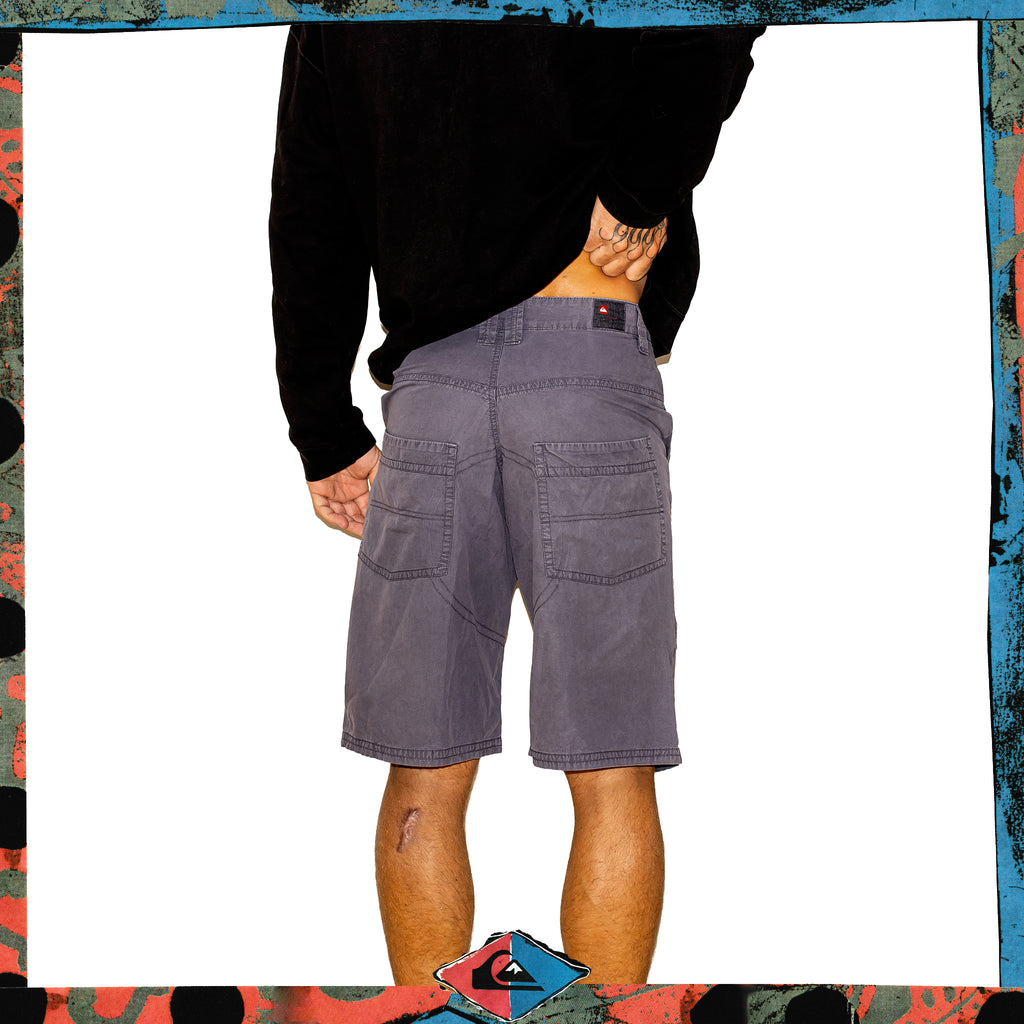 Y2K Quiksilver Script Shorts (29")
