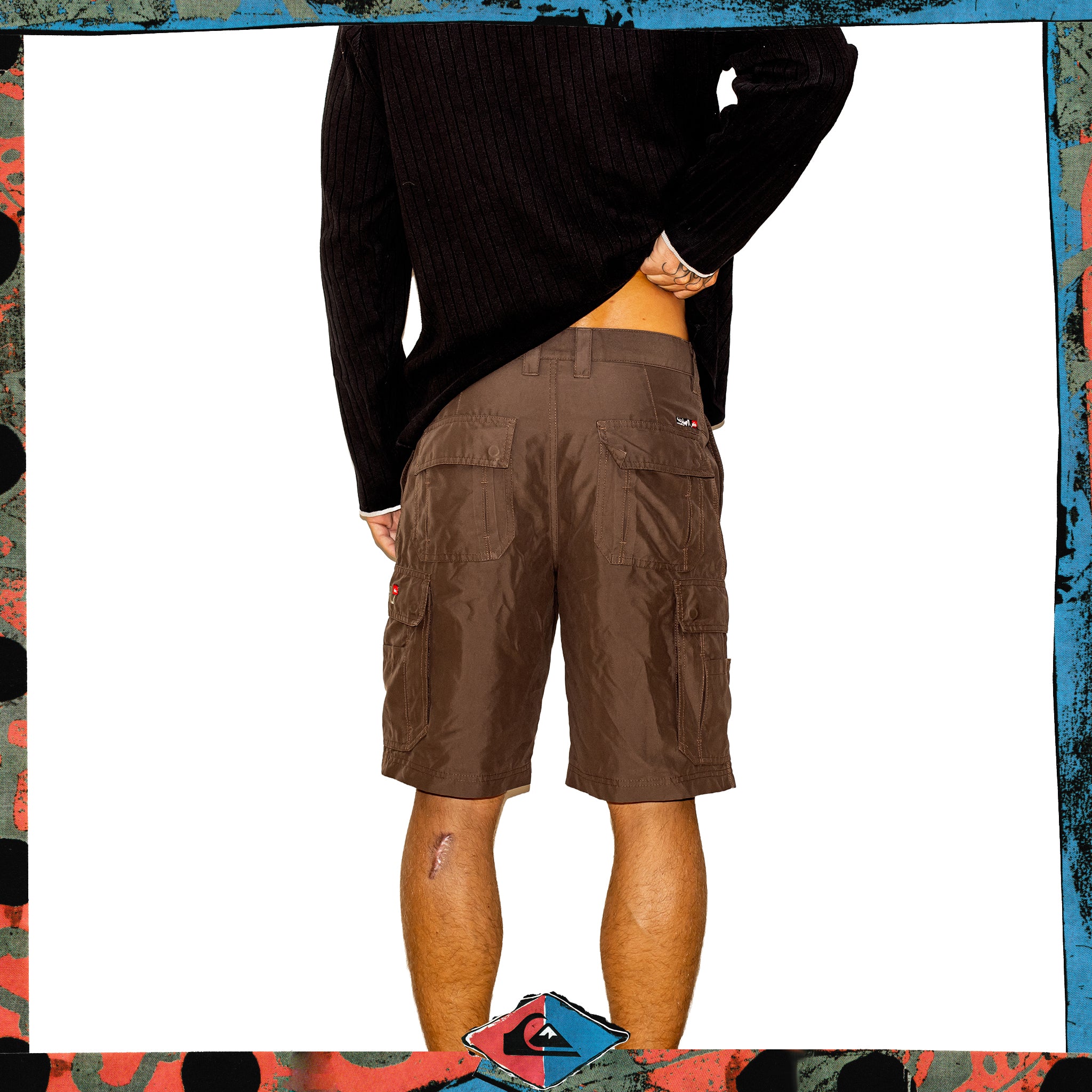 Y2K Quiksilver Script Shorts (30")
