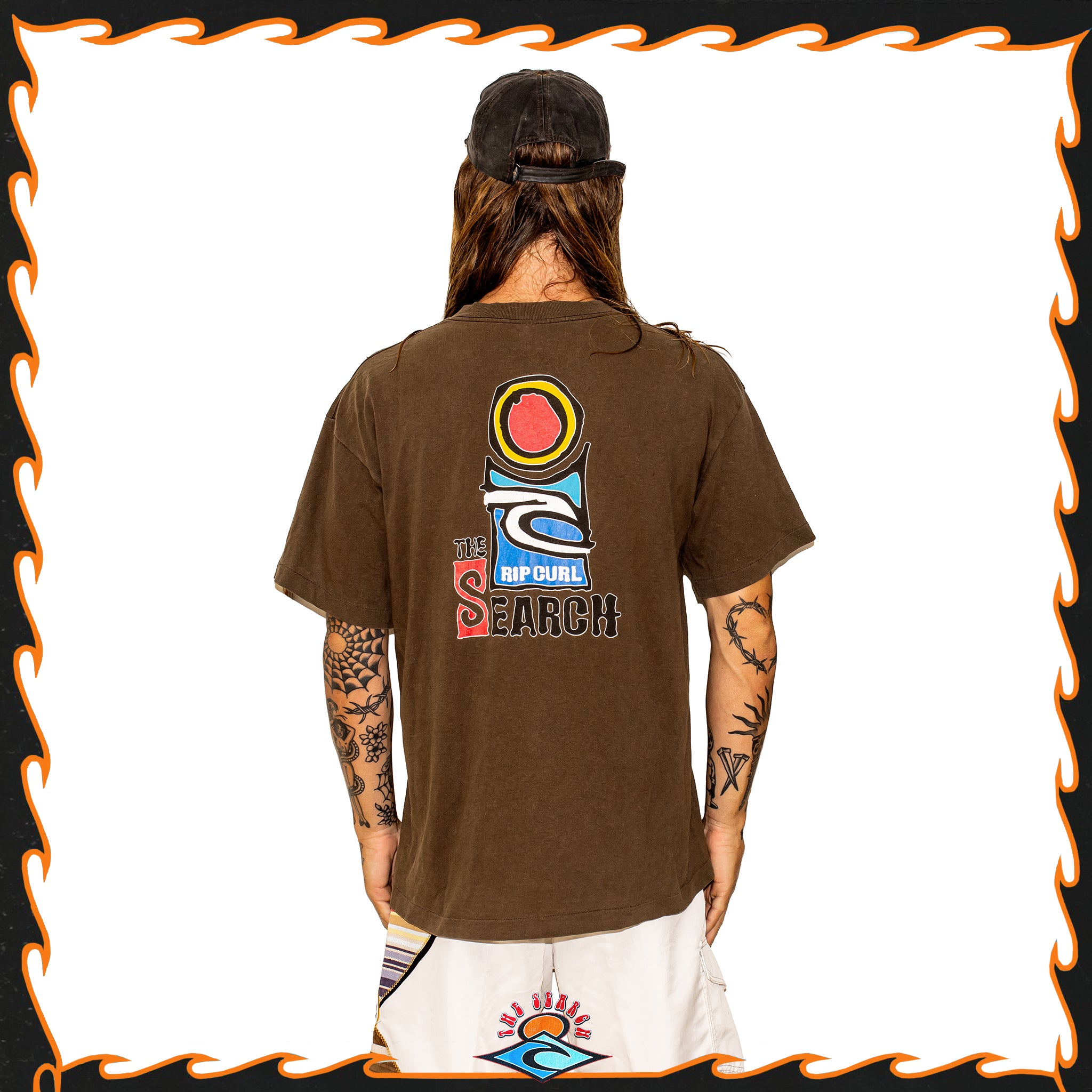 1990's Rip Curl Graphic Tee (L)