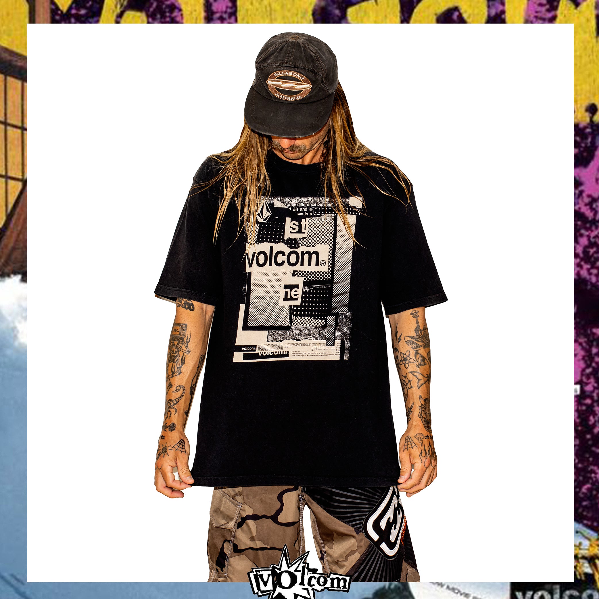 Y2K Volcom Graphic Tee (L-XL)