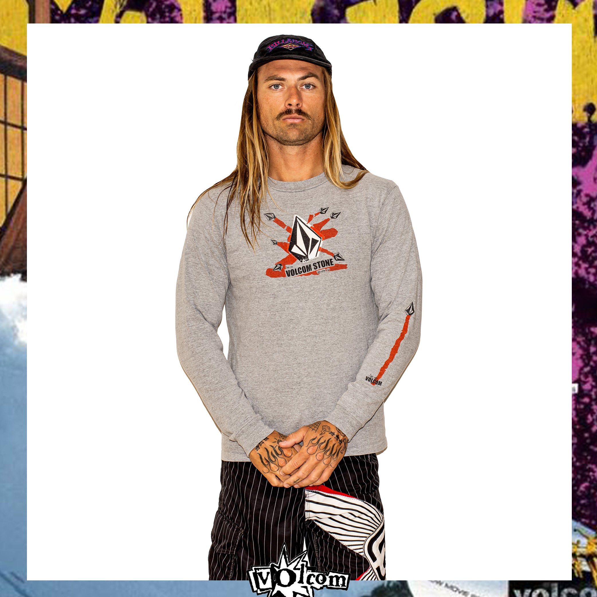 Y2K Volcom Graphic L/S Tee (M)