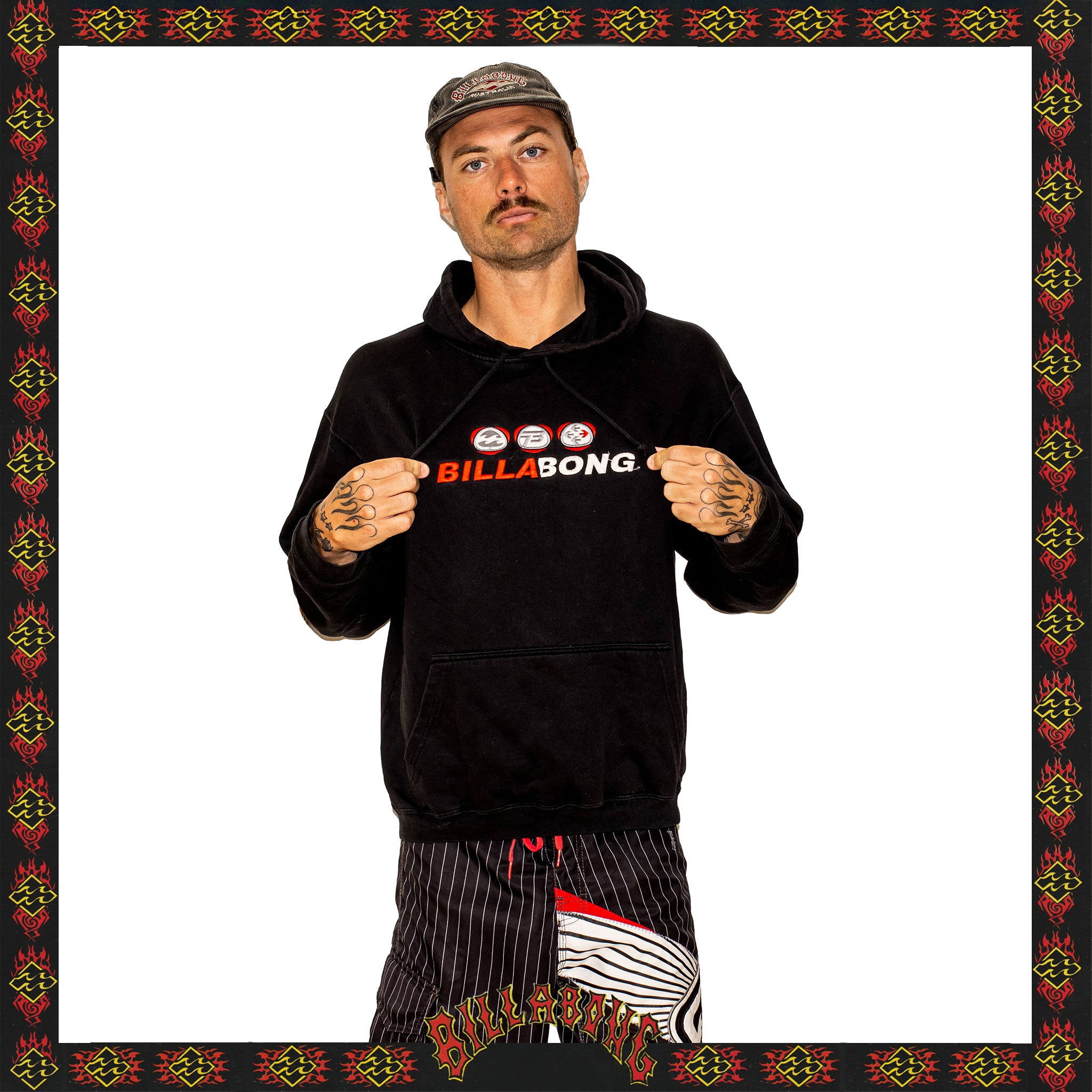 Y2K Billabong Spec 73 Hoodie (L)