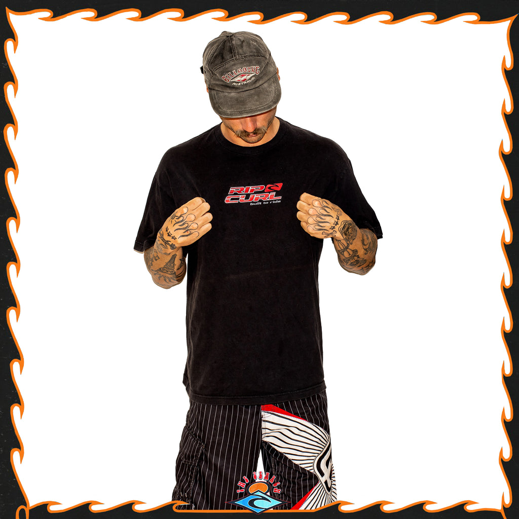 Y2K Rip Curl Spellout Tee (L)