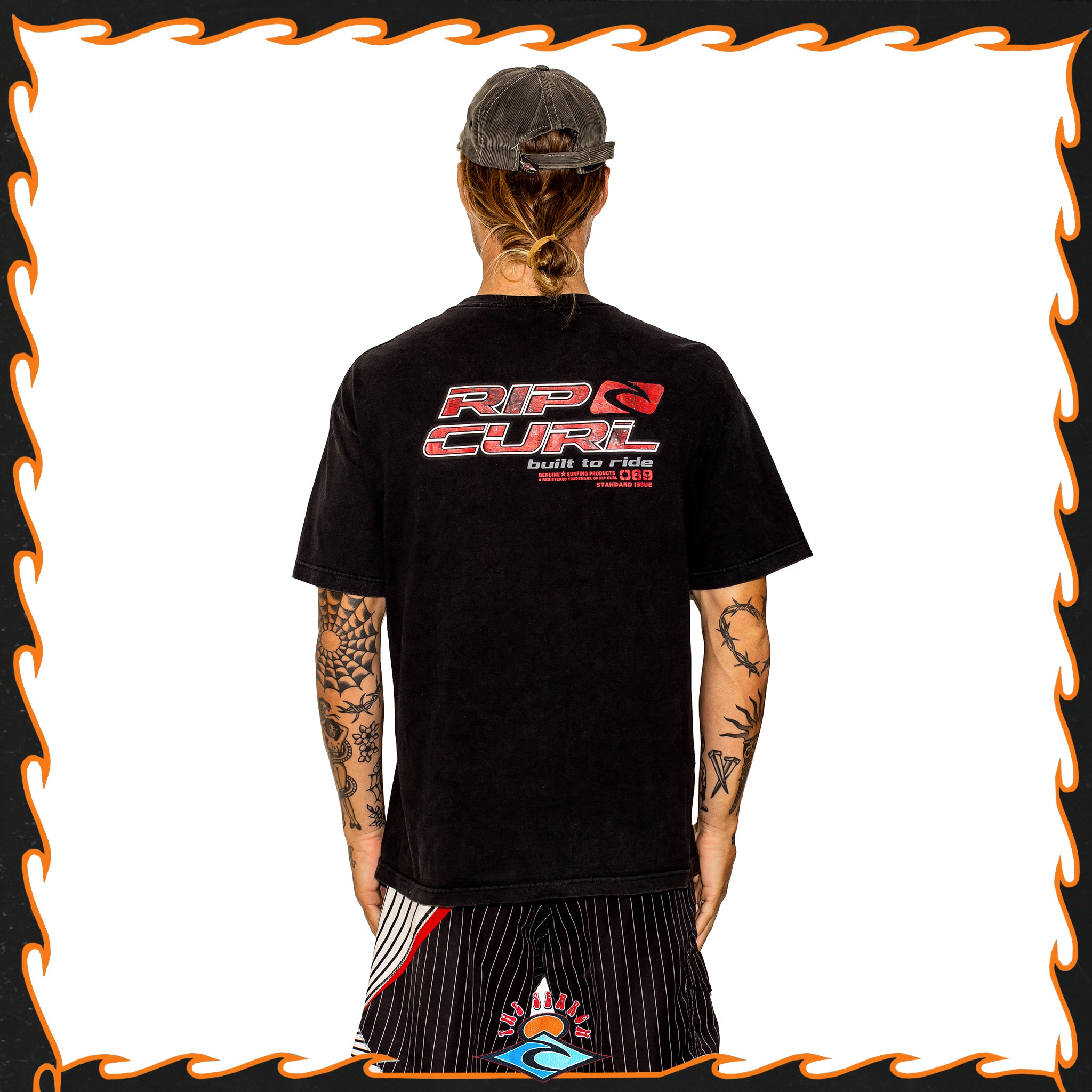 Y2K Rip Curl Spellout Tee (L)