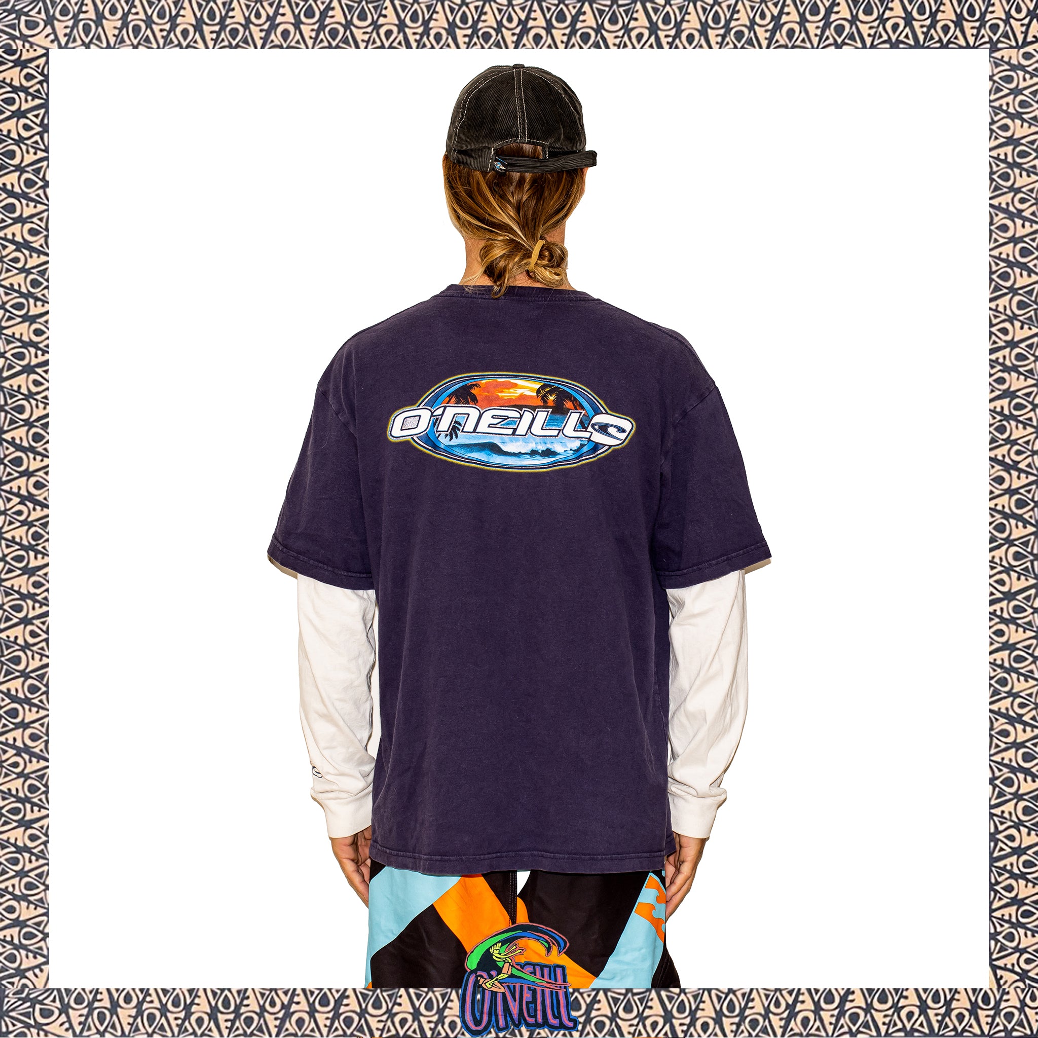 Y2K O'Neill Graphic Layered L/S Tee (L-XL)