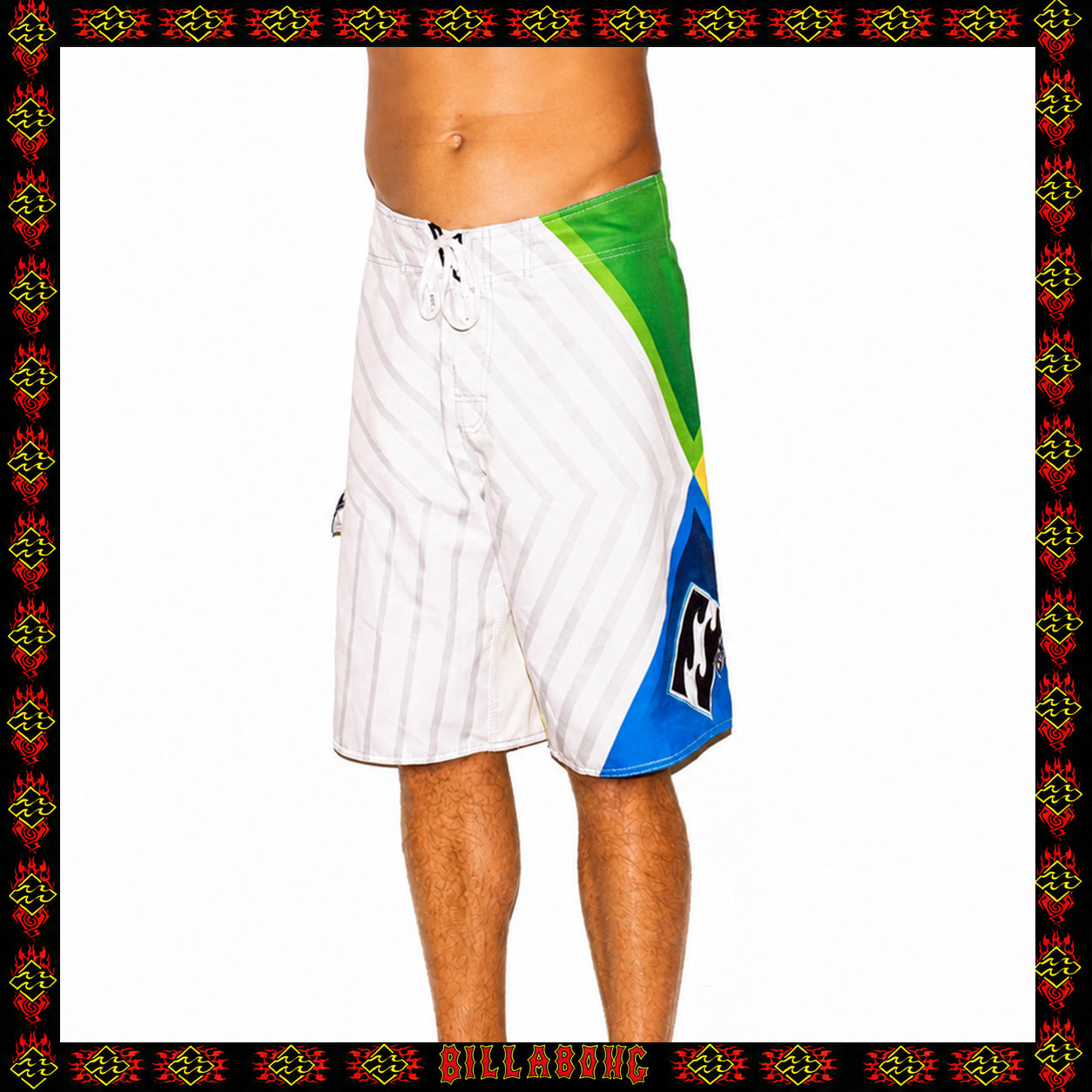 Y2K Billabong "Andy Irons - Prism Signature Series" Boardies (36")