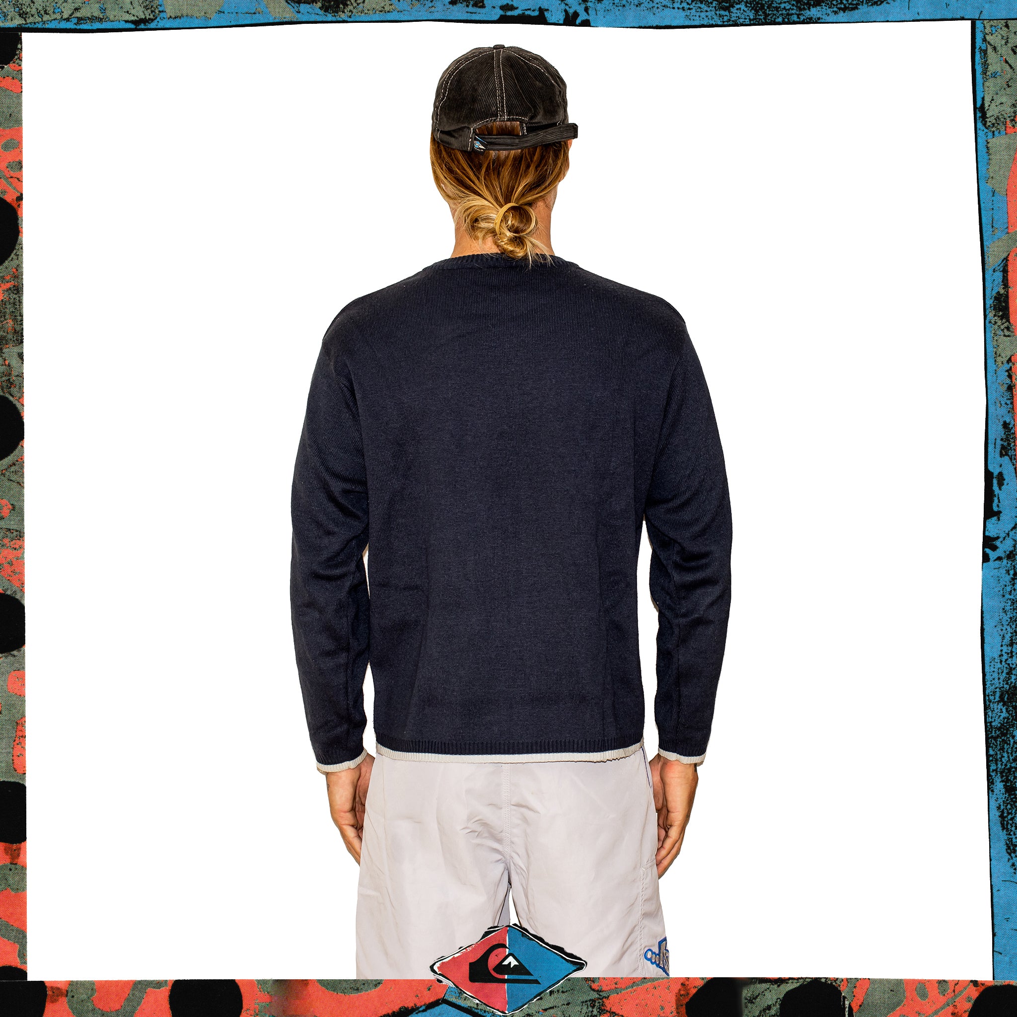 Y2K Quiksilver Script Knit (M)