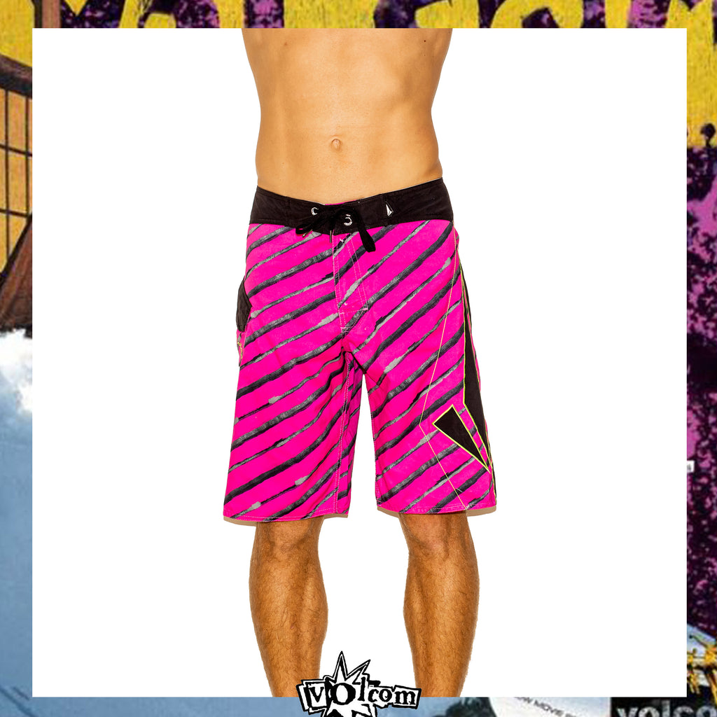 Y2K Volcom Foster Lines Mod Boardies (30")
