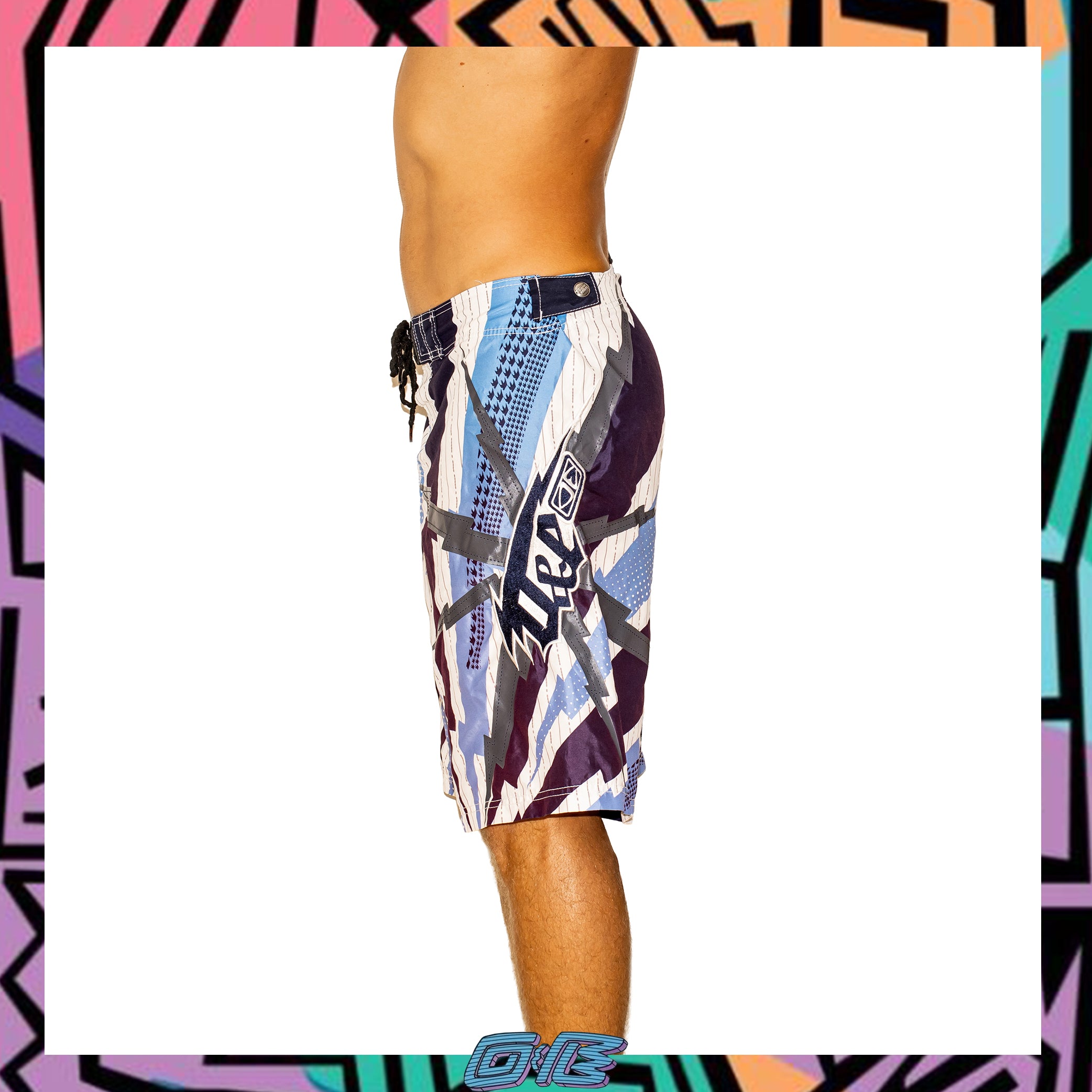 Y2K Ocean & Earth Supreme Tech Boardies (32")