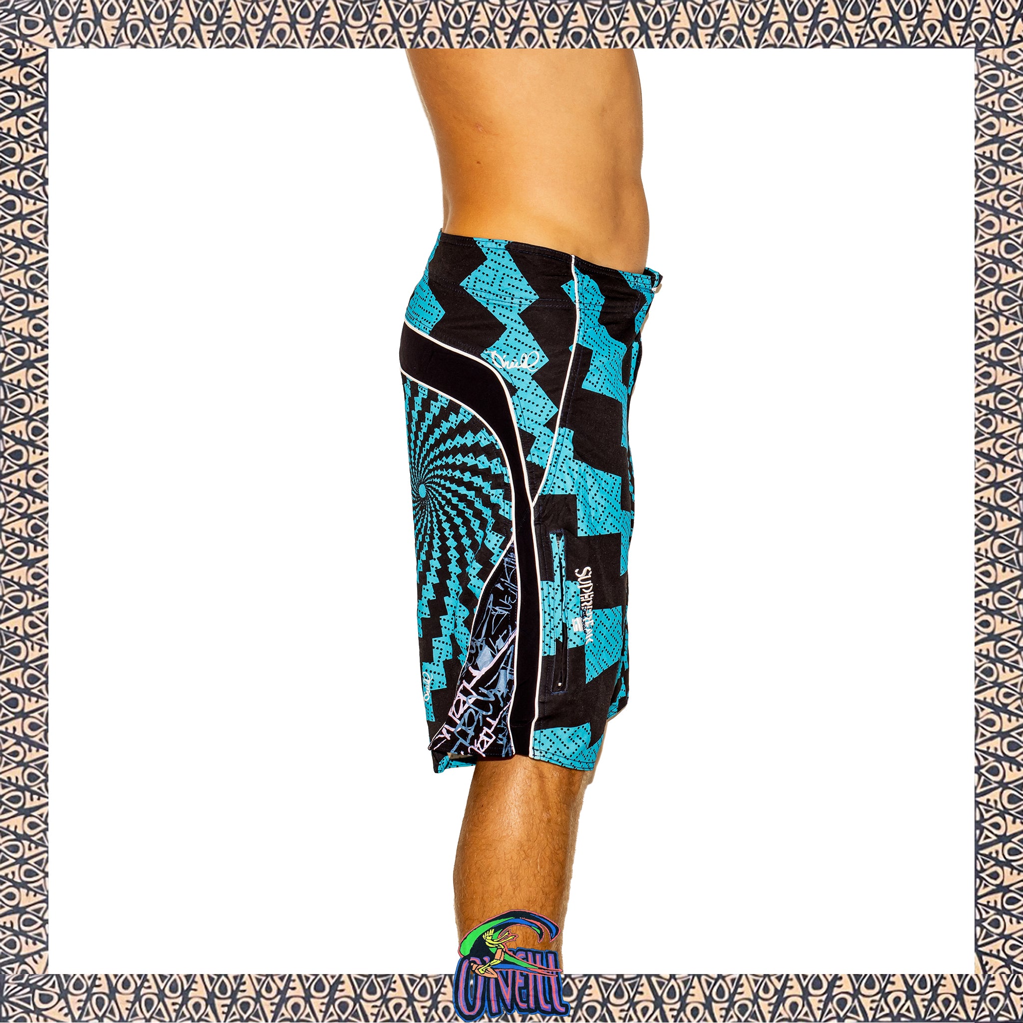 Y2K O'Neill Superfreak Tech Boardies (33")
