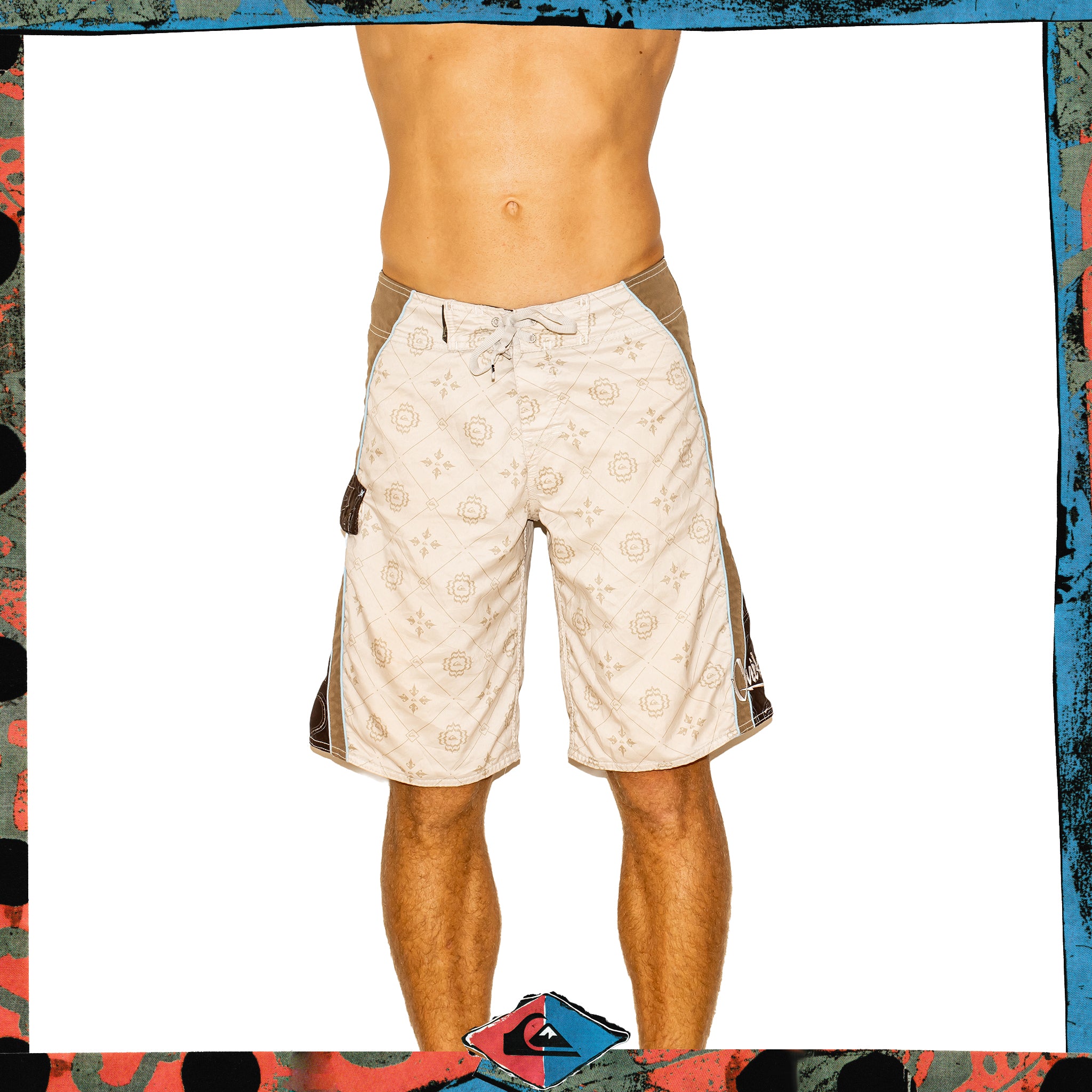 Y2K Quiksilver Supreme Tech Boardies (30")