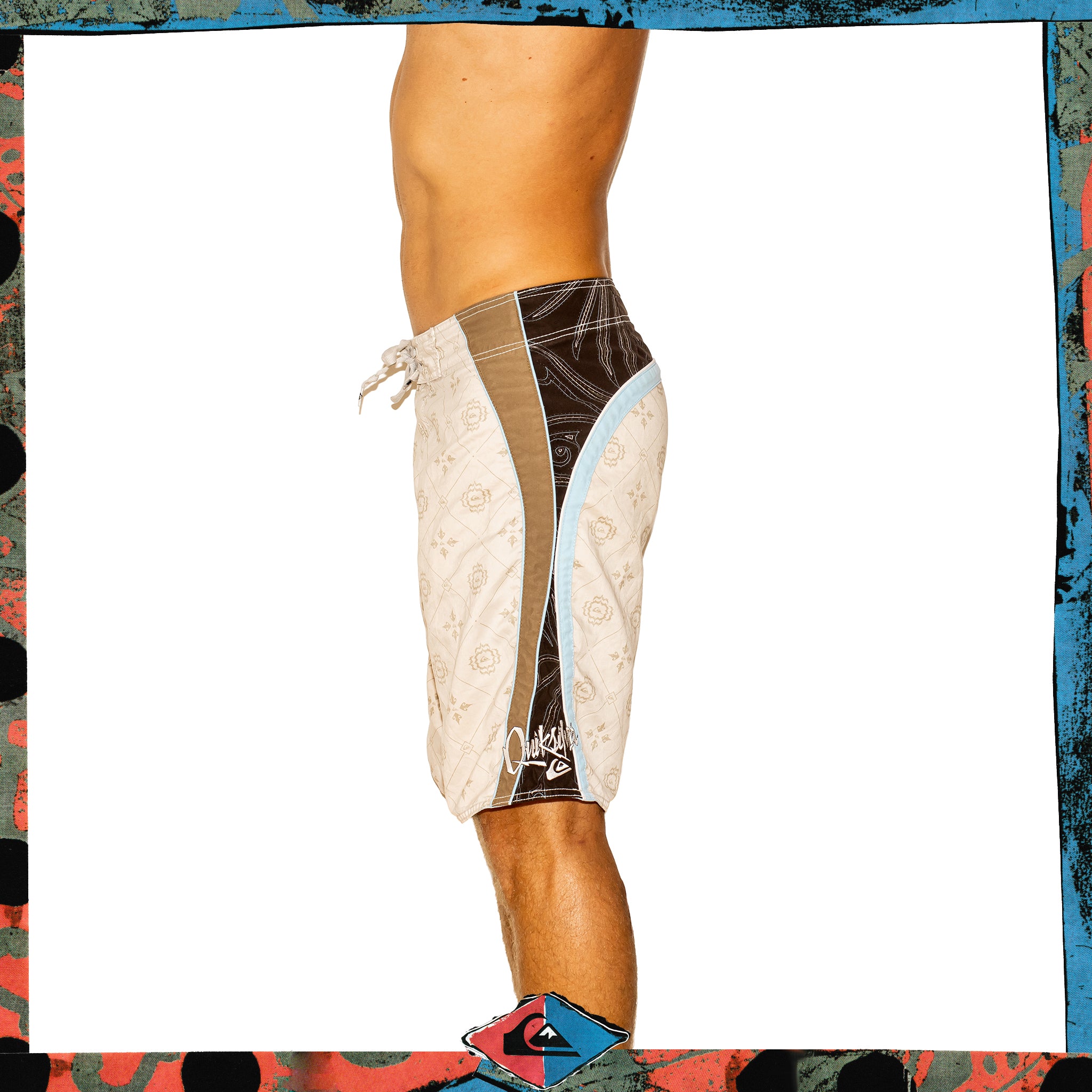 Y2K Quiksilver Supreme Tech Boardies (30")