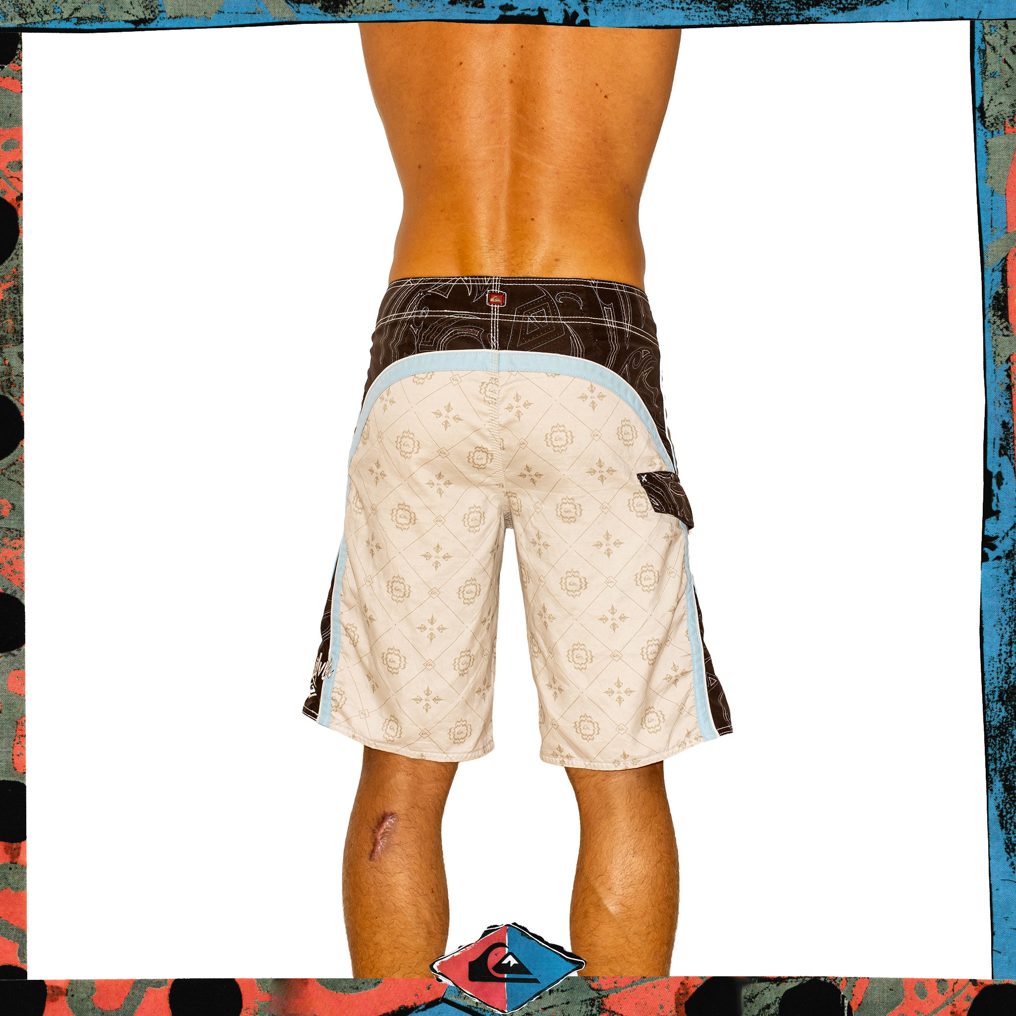 Y2K Quiksilver Supreme Tech Boardies (30")