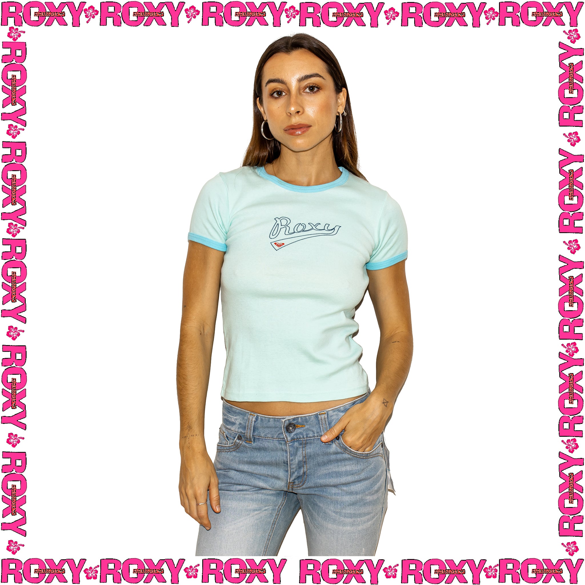 Y2K Roxy Ringer Tee (S)