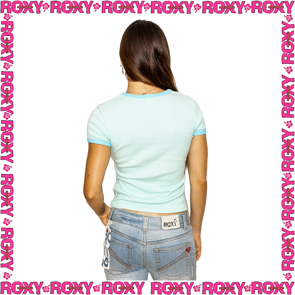 Y2K Roxy Ringer Tee (S)