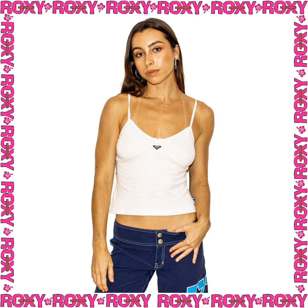 Y2K Roxy Lace Camisole Top (S)