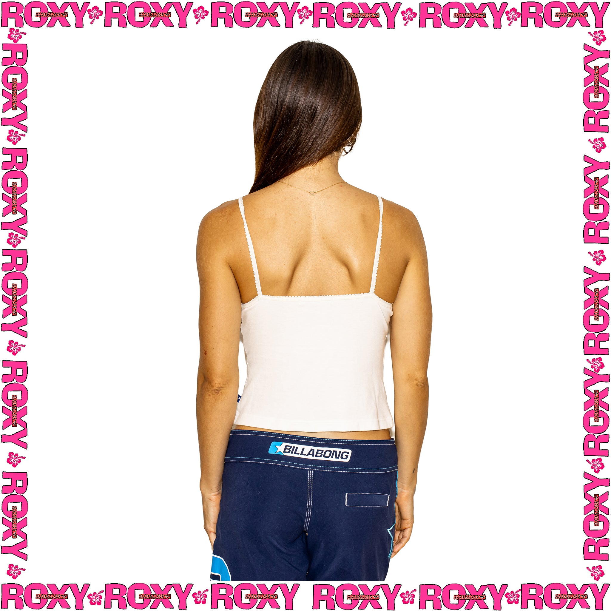 Y2K Roxy Lace Camisole Top (S)