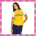 1990's Roxy Spellout Raglan Tee (M)