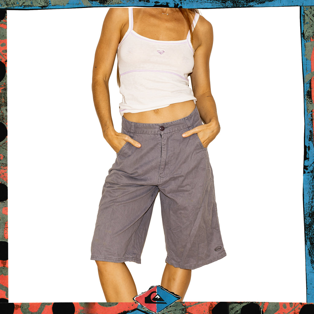 Y2K Quiksilver Spellout Shorts (26")