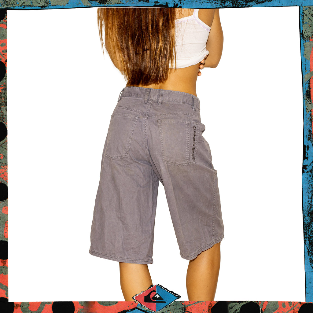 Y2K Quiksilver Spellout Shorts (26")