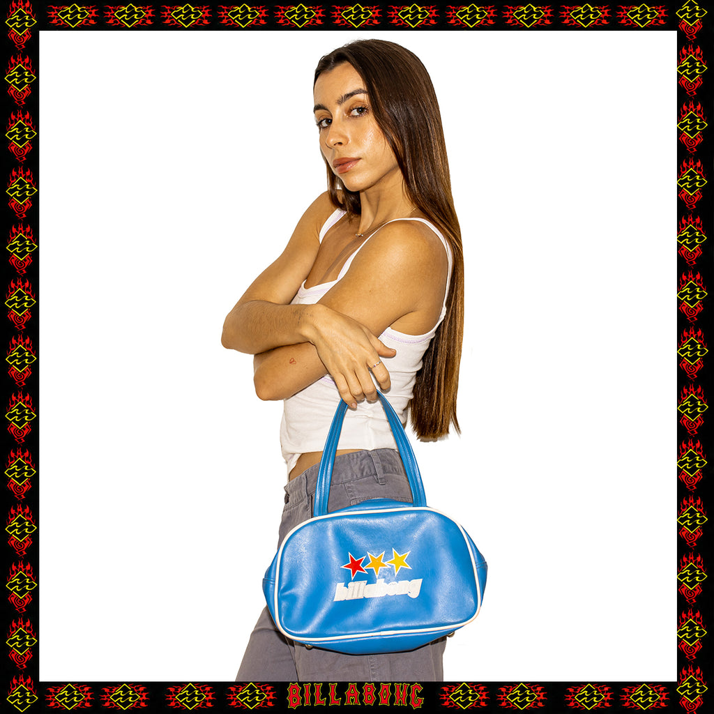 Y2K Billabong Vinyl Shoulder Bag
