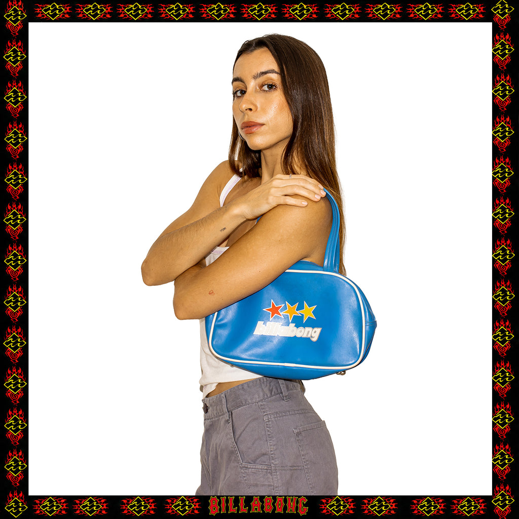 Y2K Billabong Vinyl Shoulder Bag