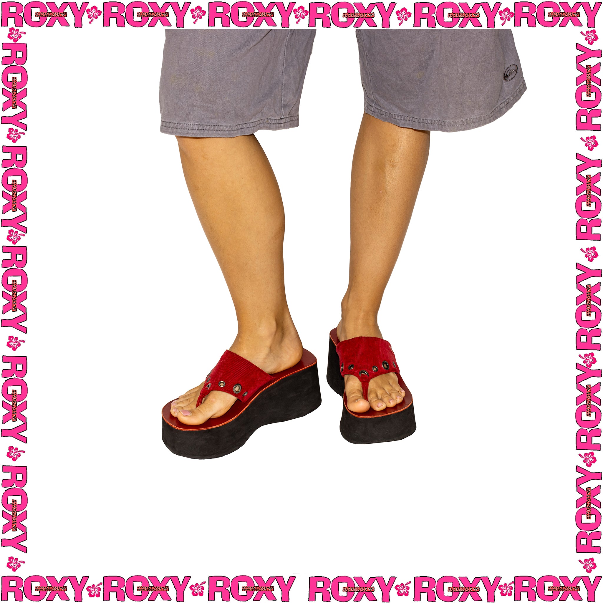 Y2K Roxy Platform Sandals (EU38) *RARE*