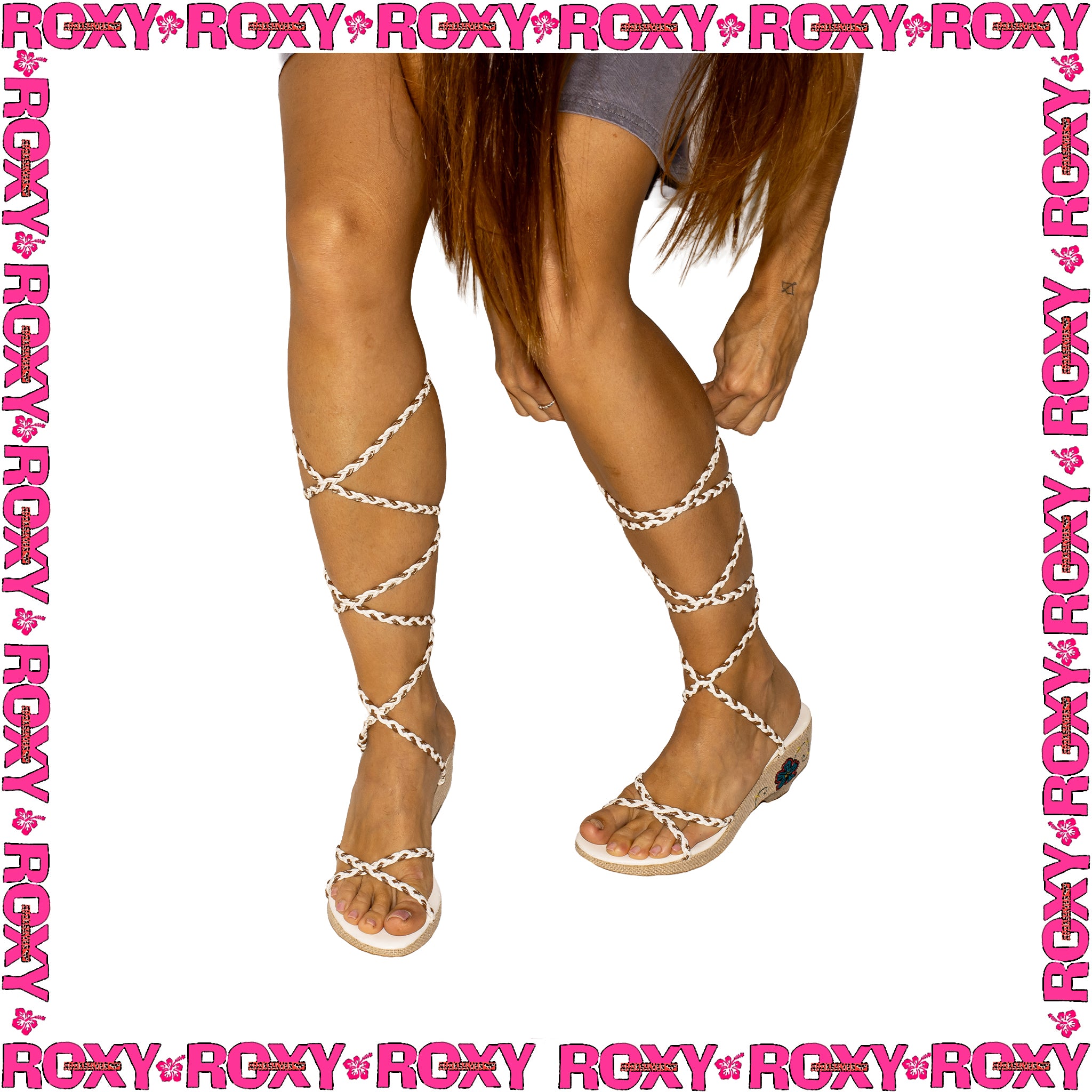 Y2K Roxy Wedge Sandals (EU36)