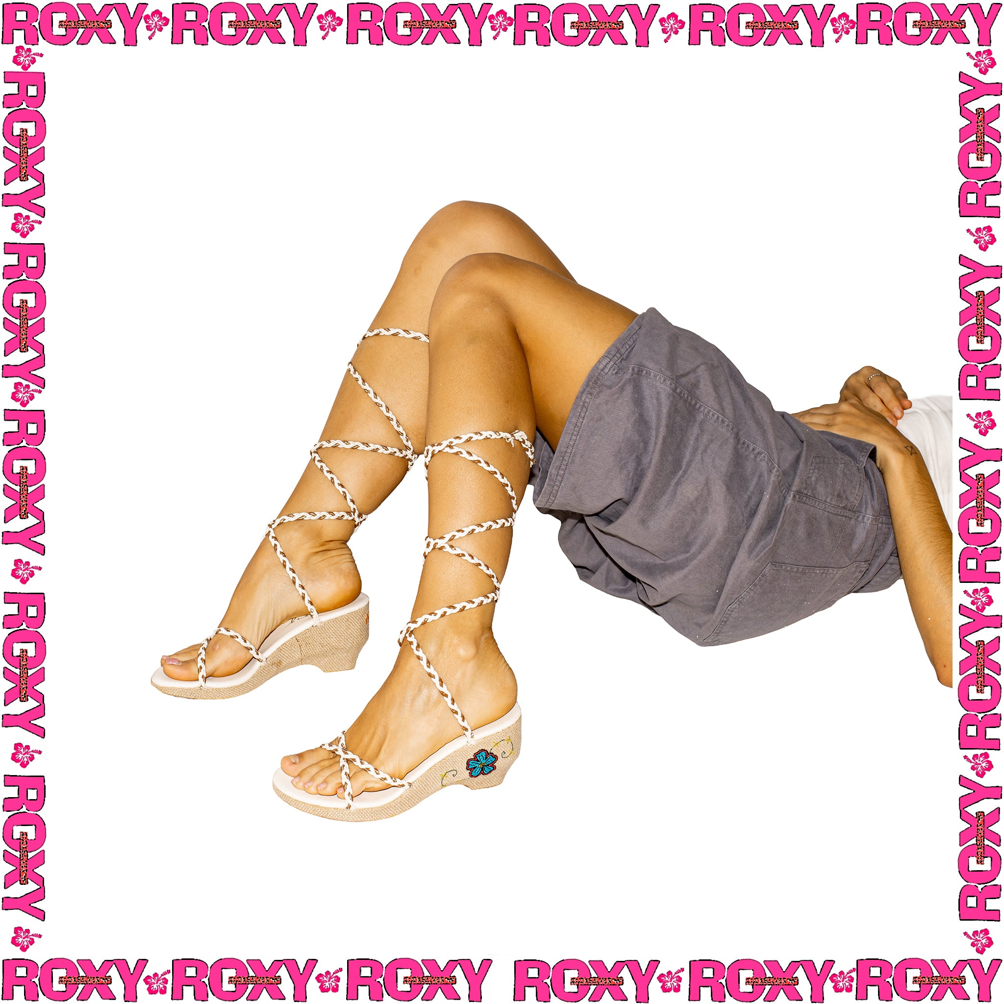 Y2K Roxy Wedge Sandals (EU36)