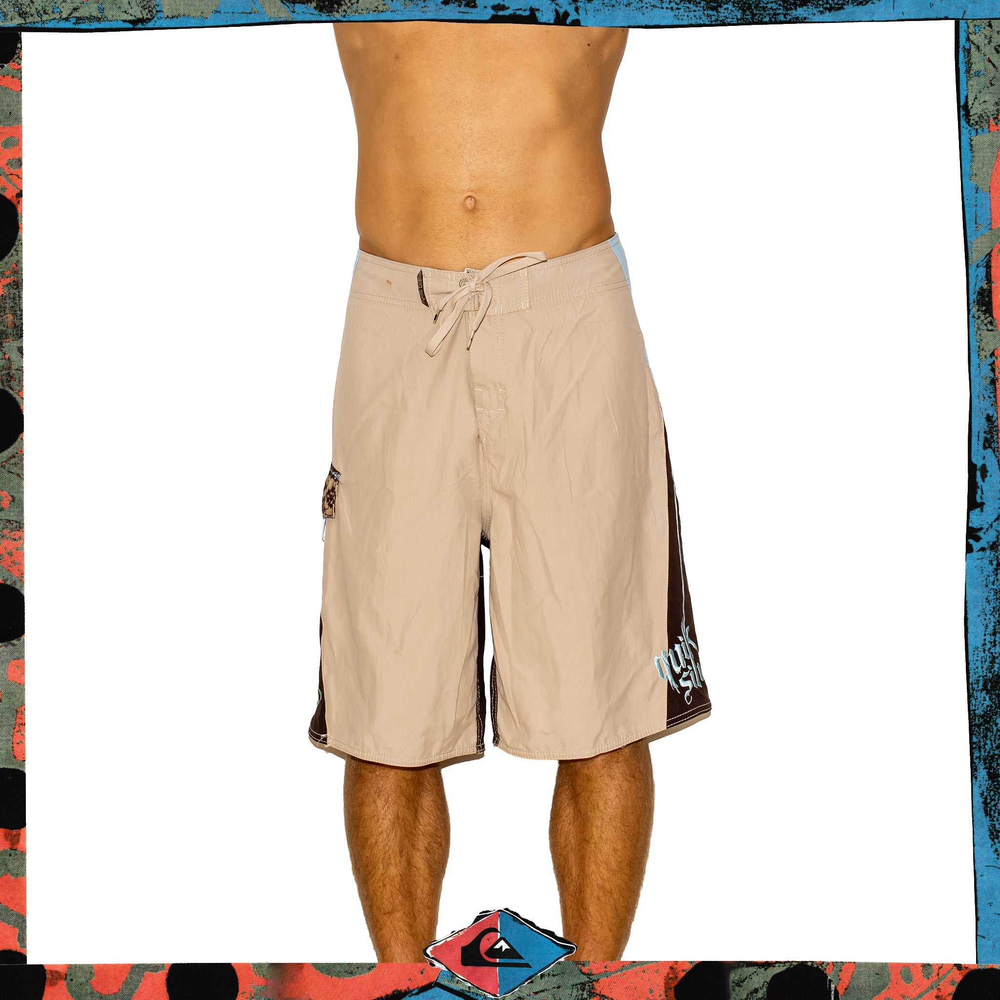 Y2K Quiksilver Supreme Tech Boardies (36")