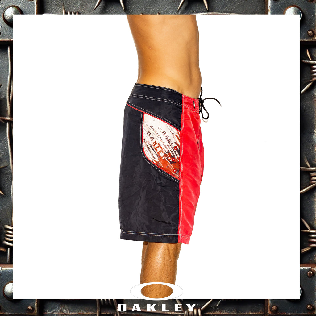 Y2K Oakley "Red Tag" Vault Tech Boardies (34") *RARE*